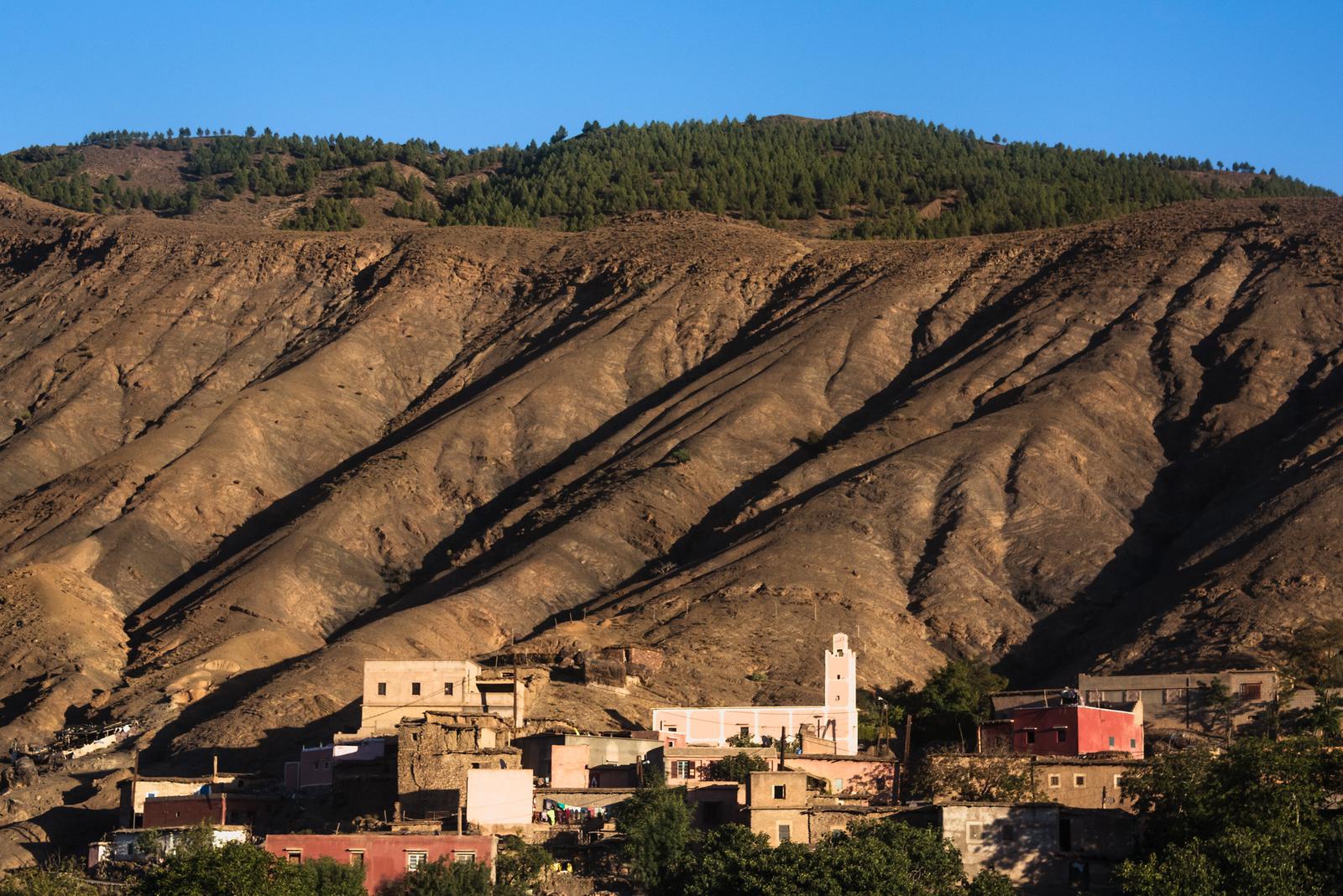 Town at the Foot of the Mountain