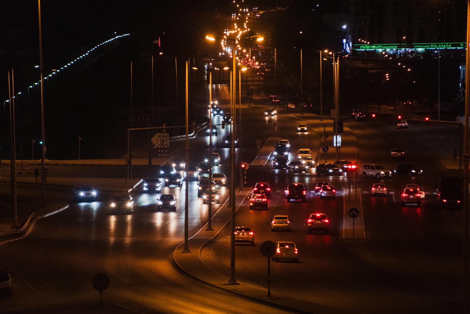 Streaks of Car Lights