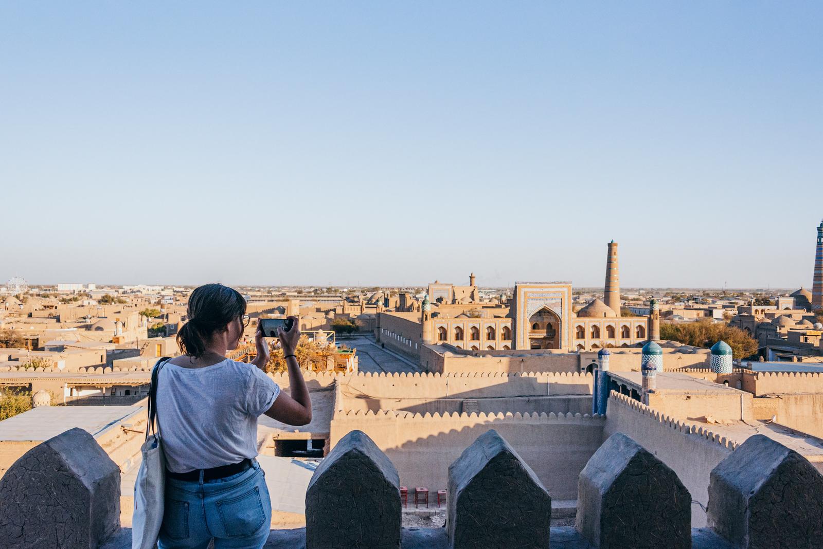 Taking Picture of Khiva