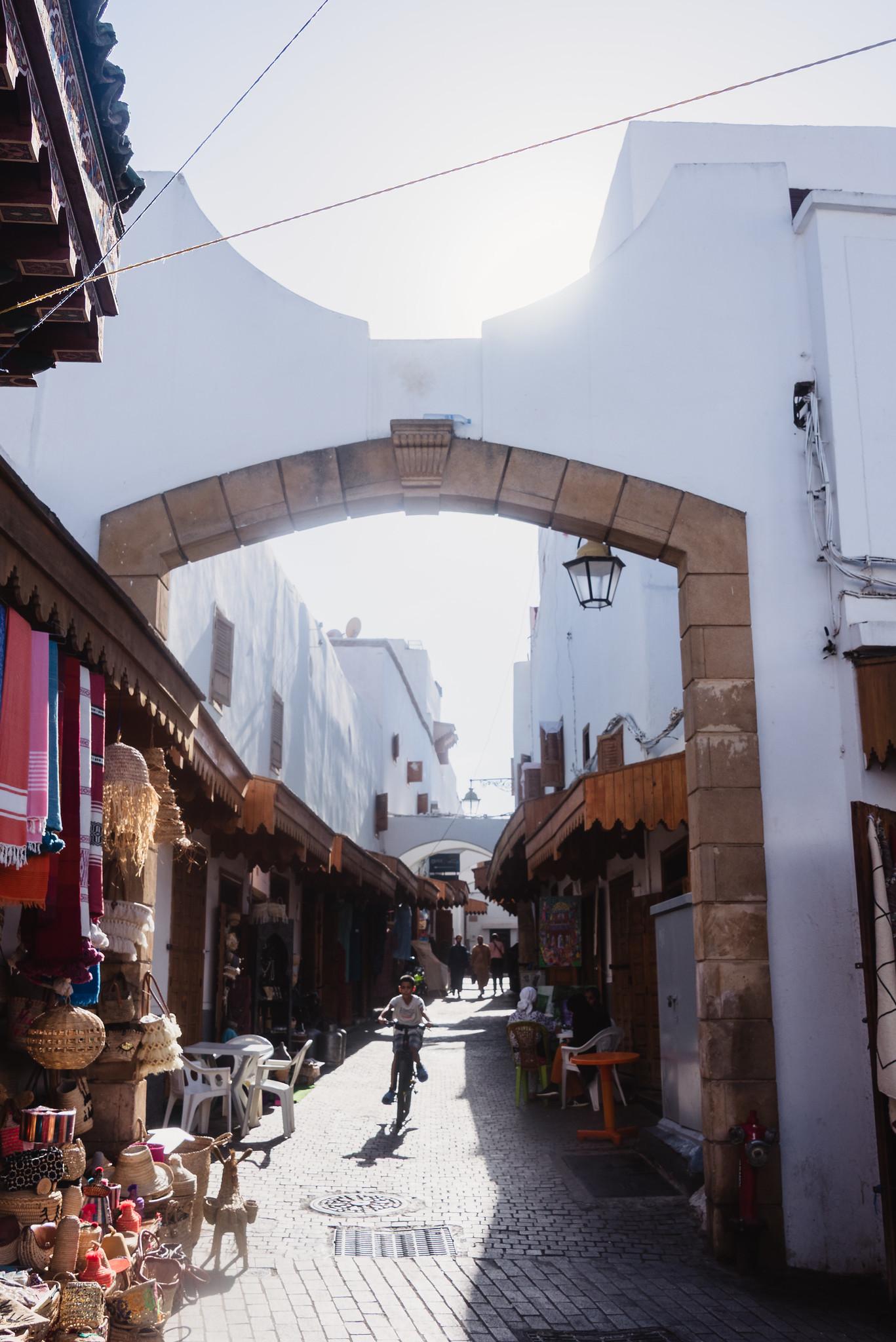 Patches of Sunlight in the Medina