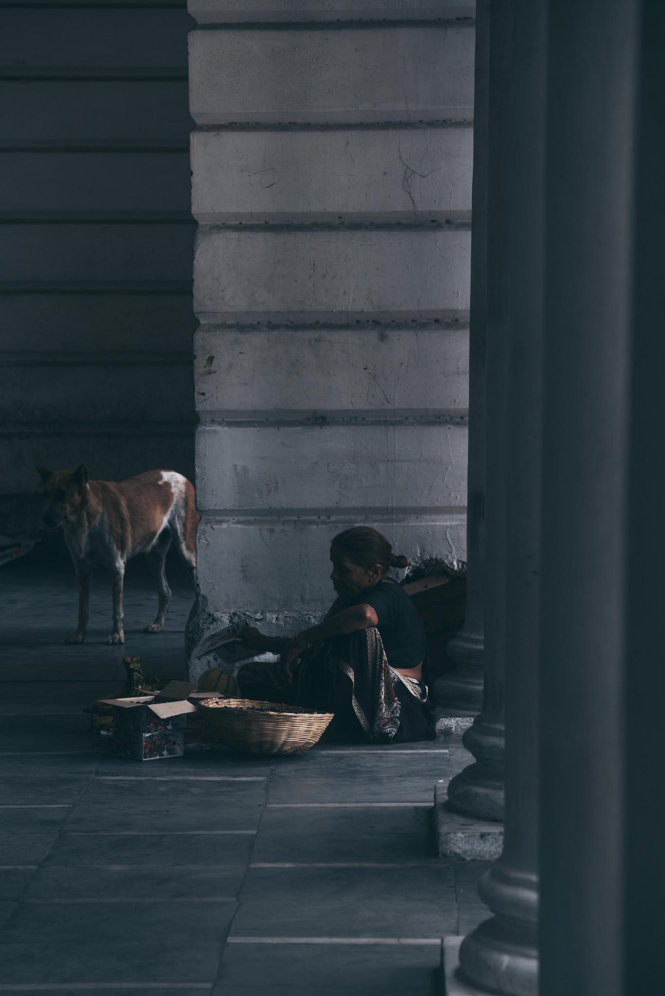 A Woman at Connaught Place