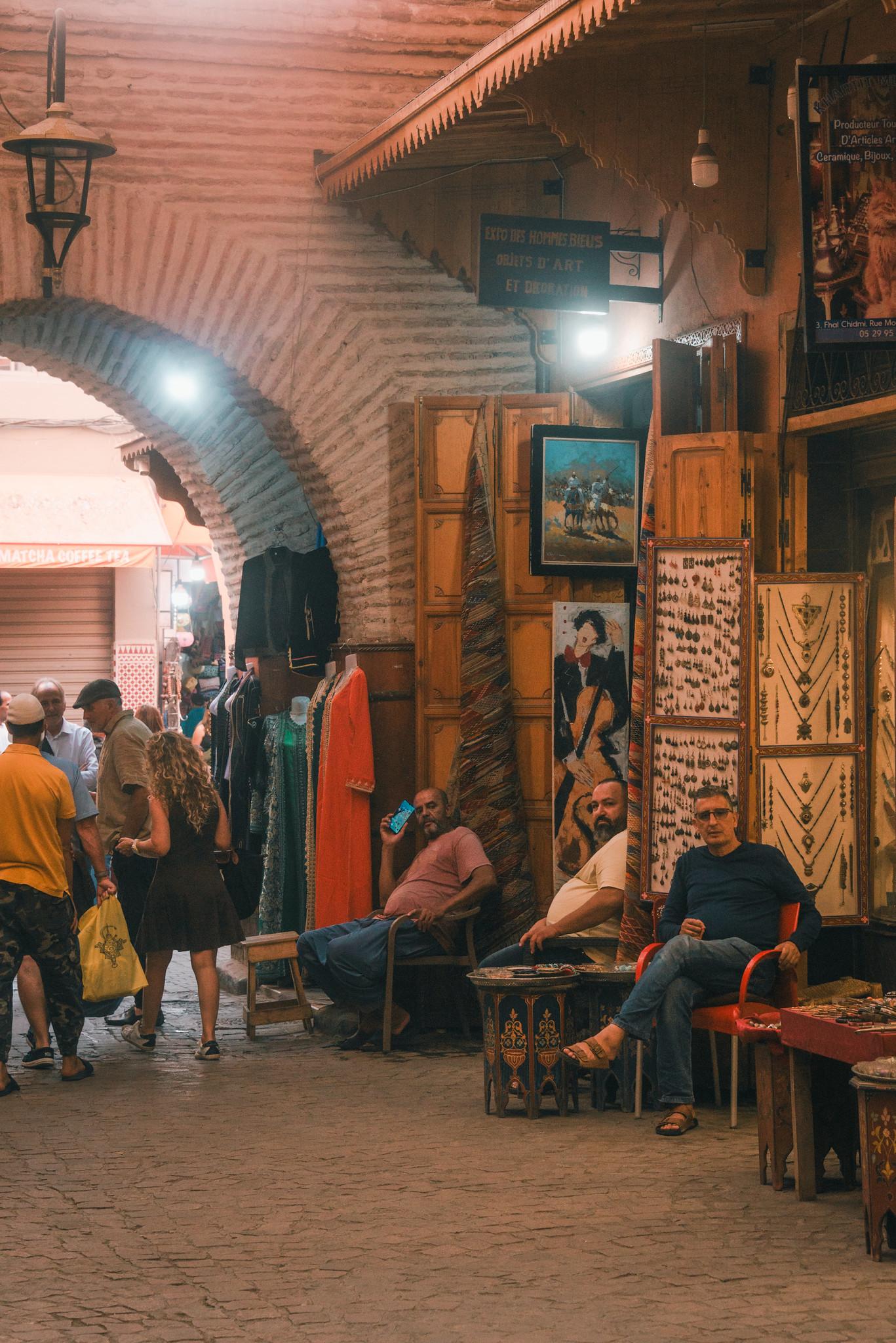 Shop Owners in the Medina