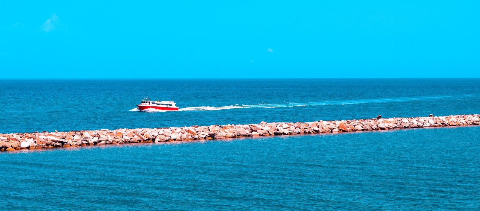 On the Ferry to Santorini