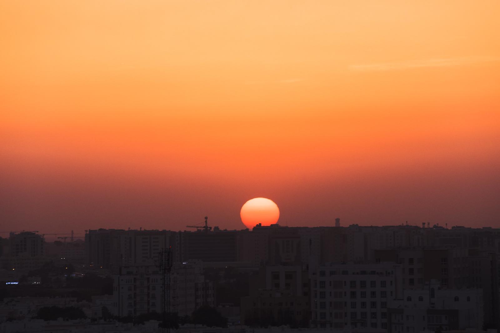 Sunset Photographed from the Mosque
