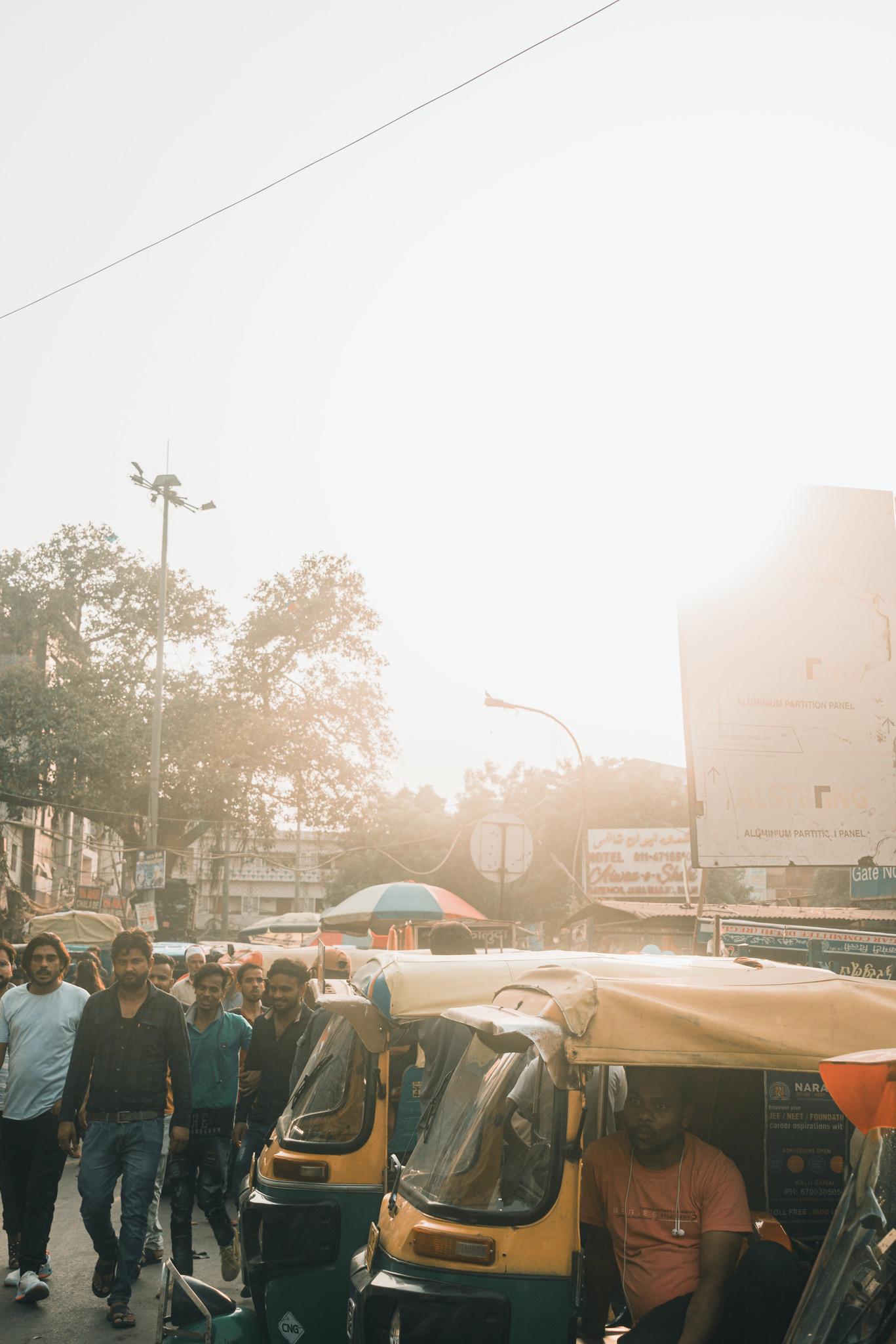 Sunset near Jama Masjid