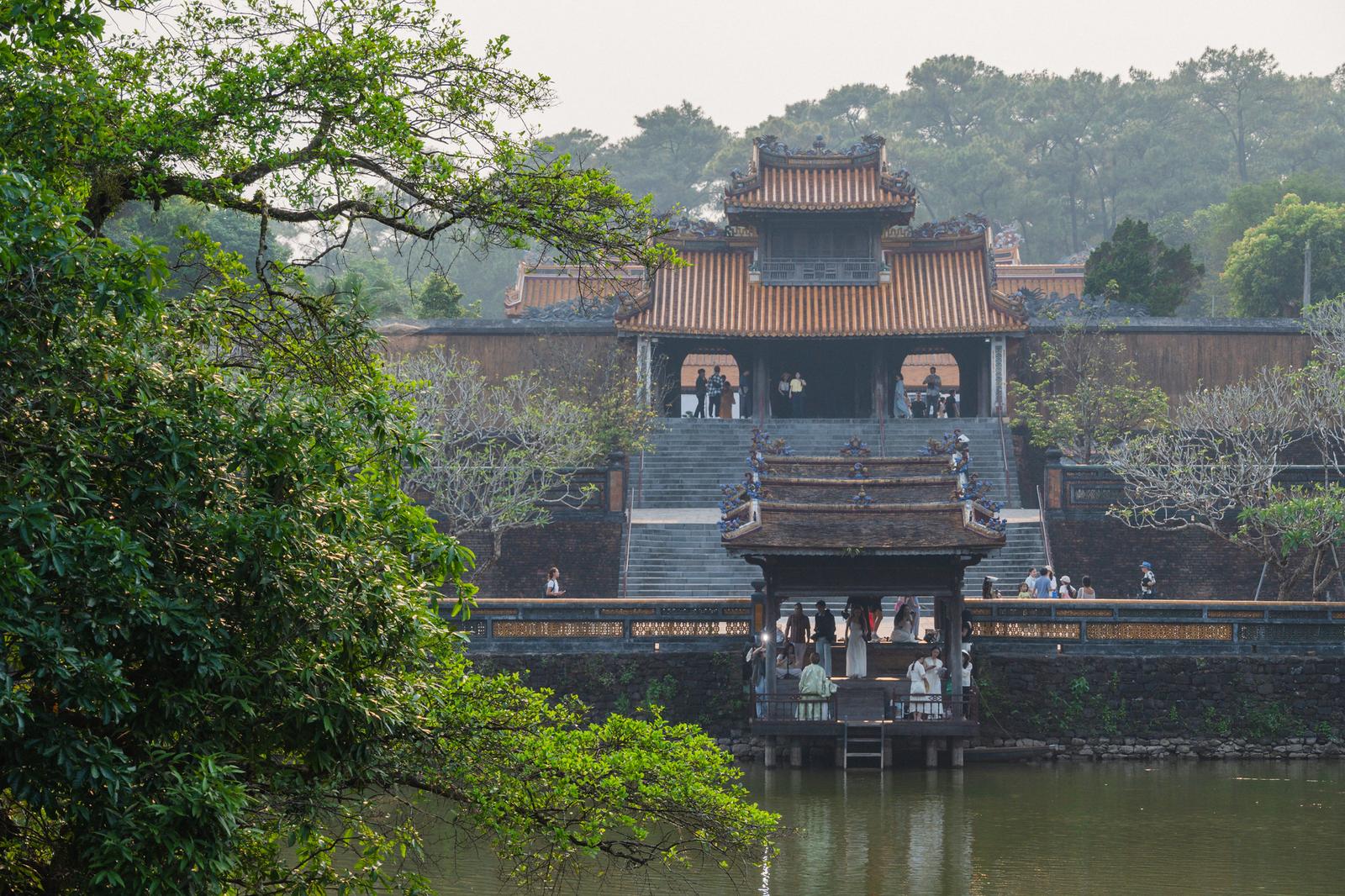 Looking towards Khiem Cung