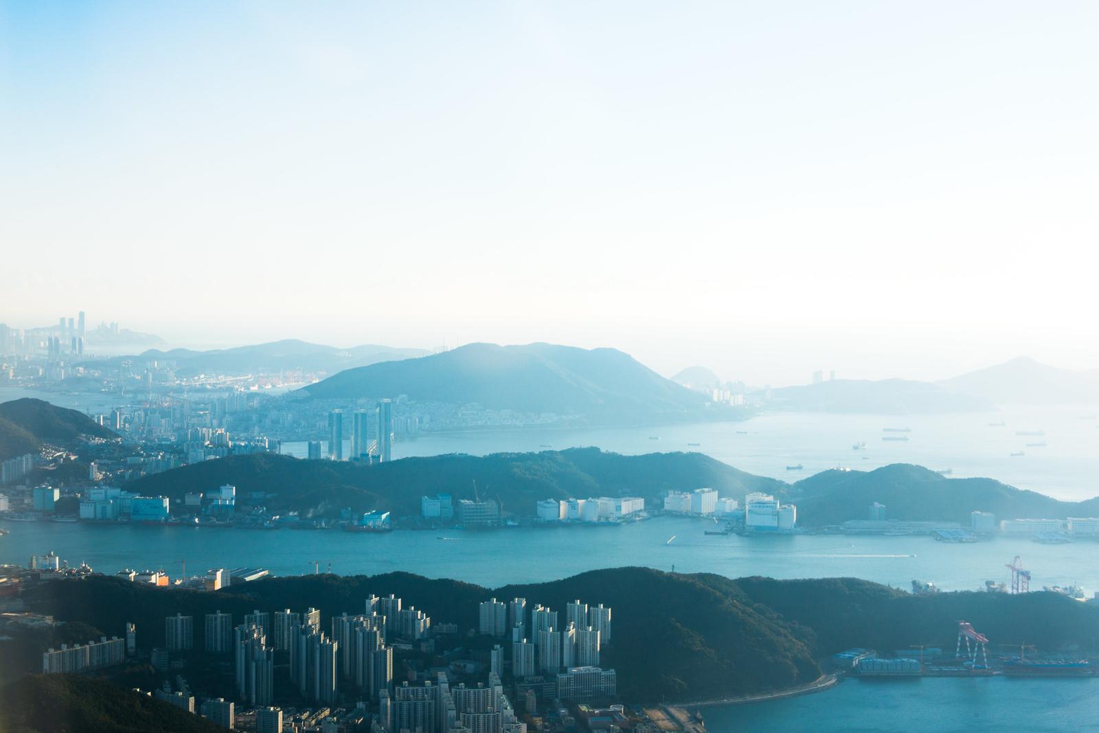 Flying over Korean Southern Capes