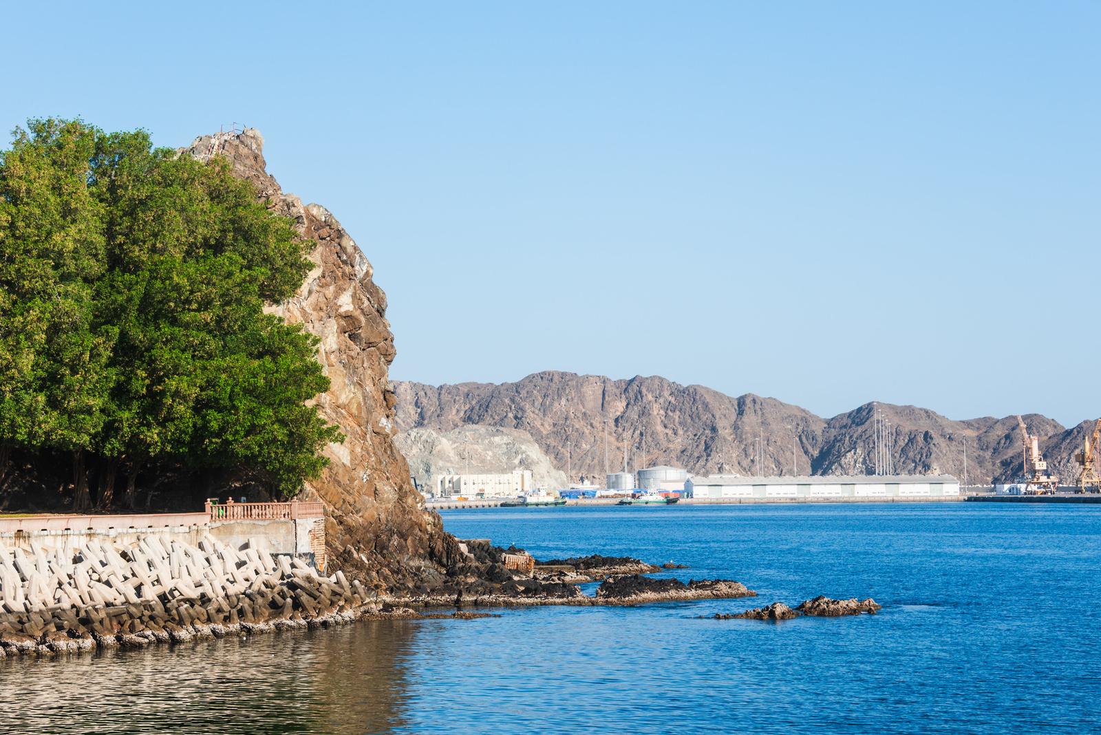 Mountain Stretching out into the Sea