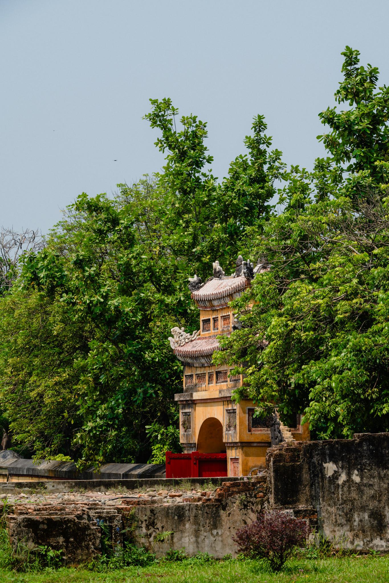 At the Northern End of Dai Noi, behind Kien Trung Palace