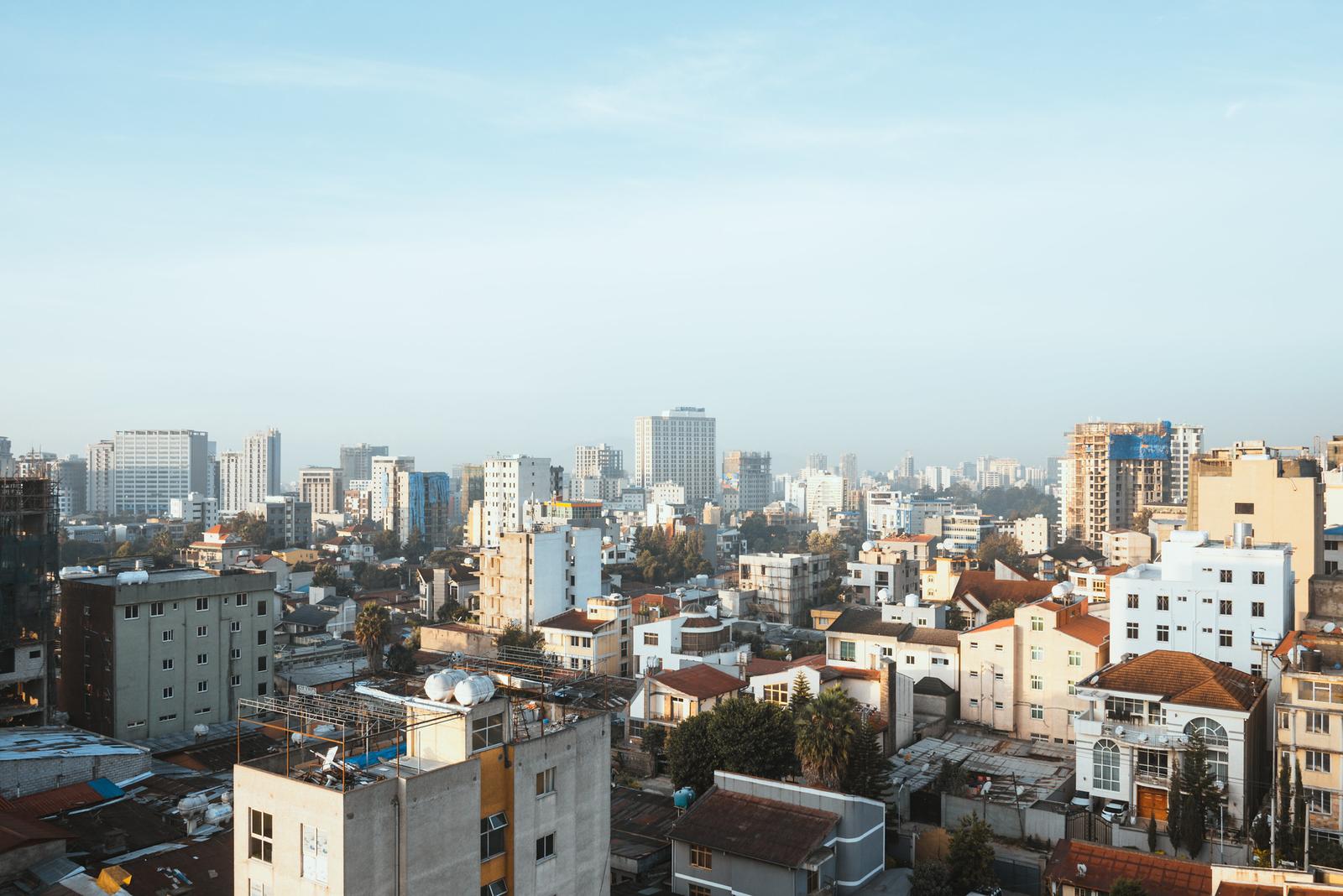 Addis Ababa Panorama in the Morning