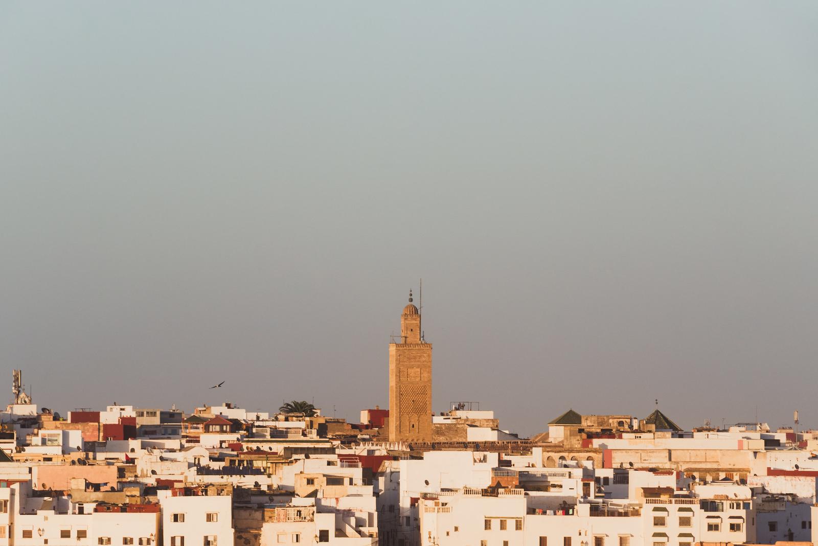 Looking out towards Salé