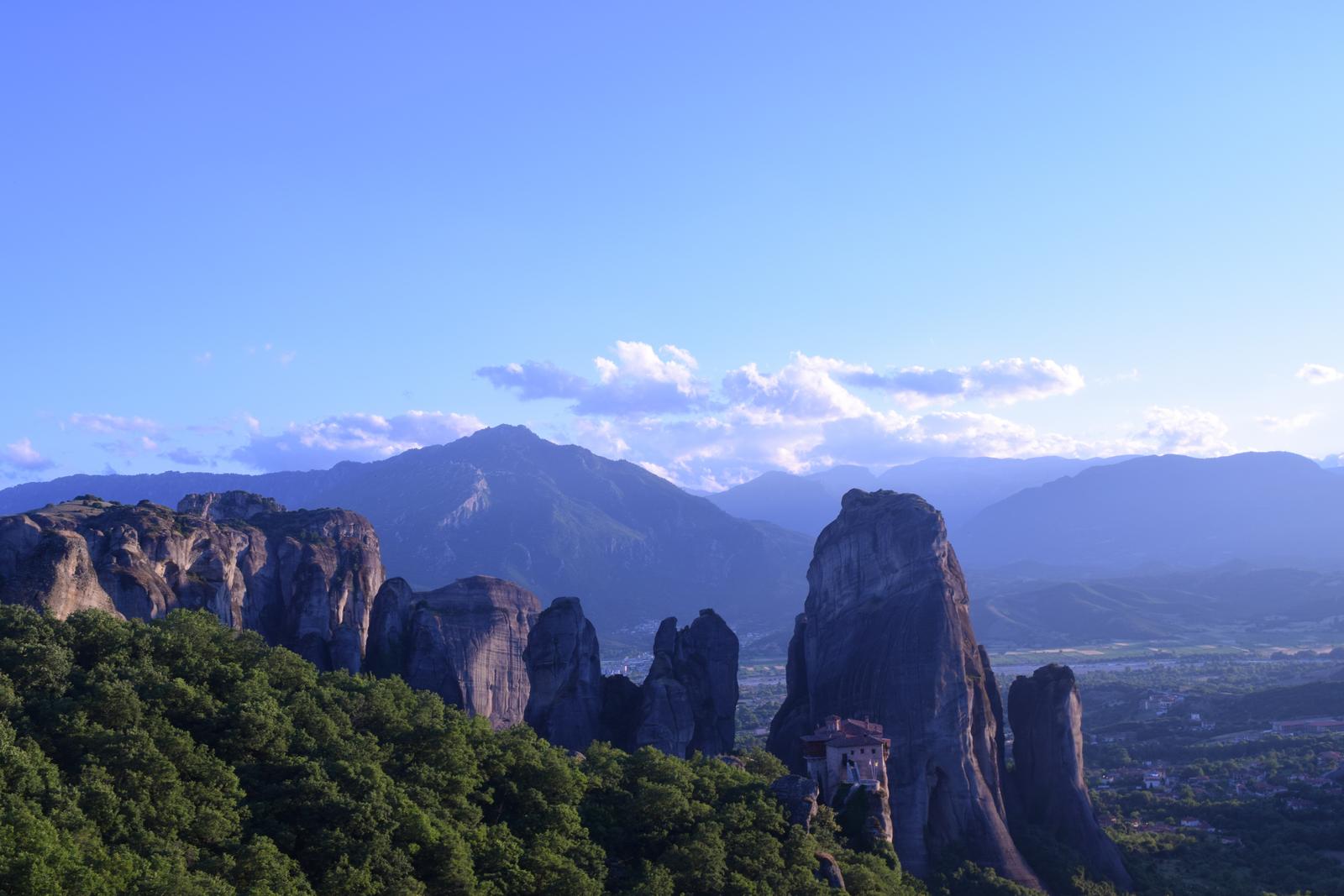 Sandstone Peaks at Sunset