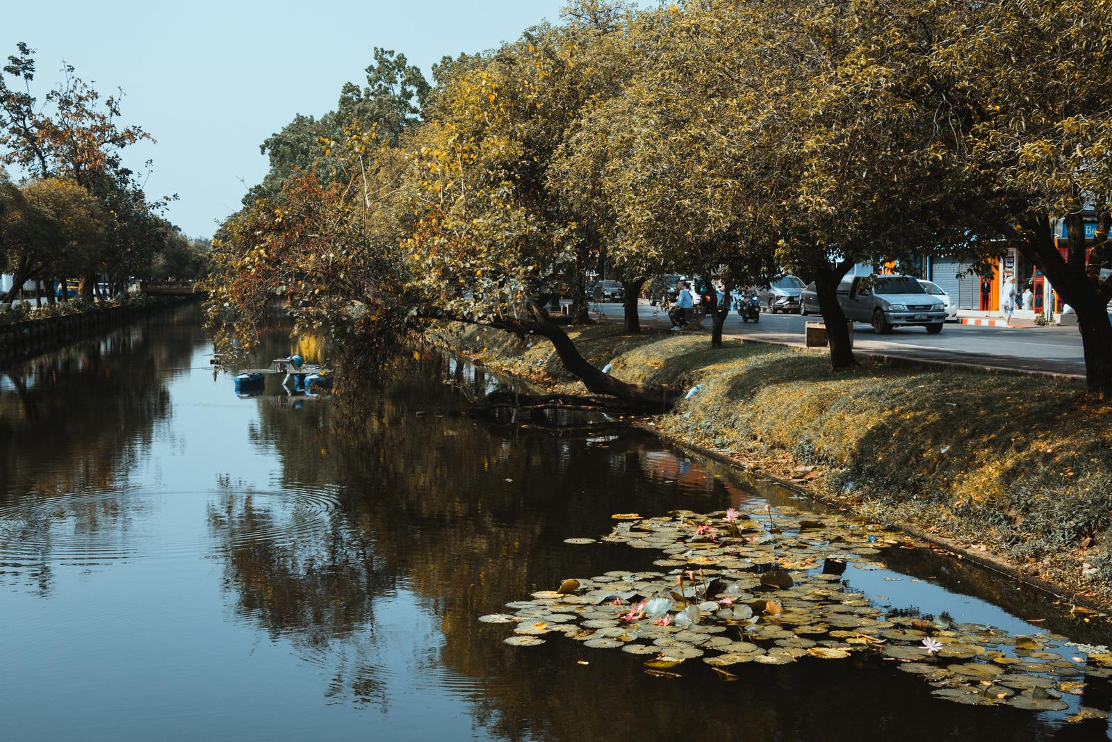 Phong cảnh kênh bao thành Chiang Mai