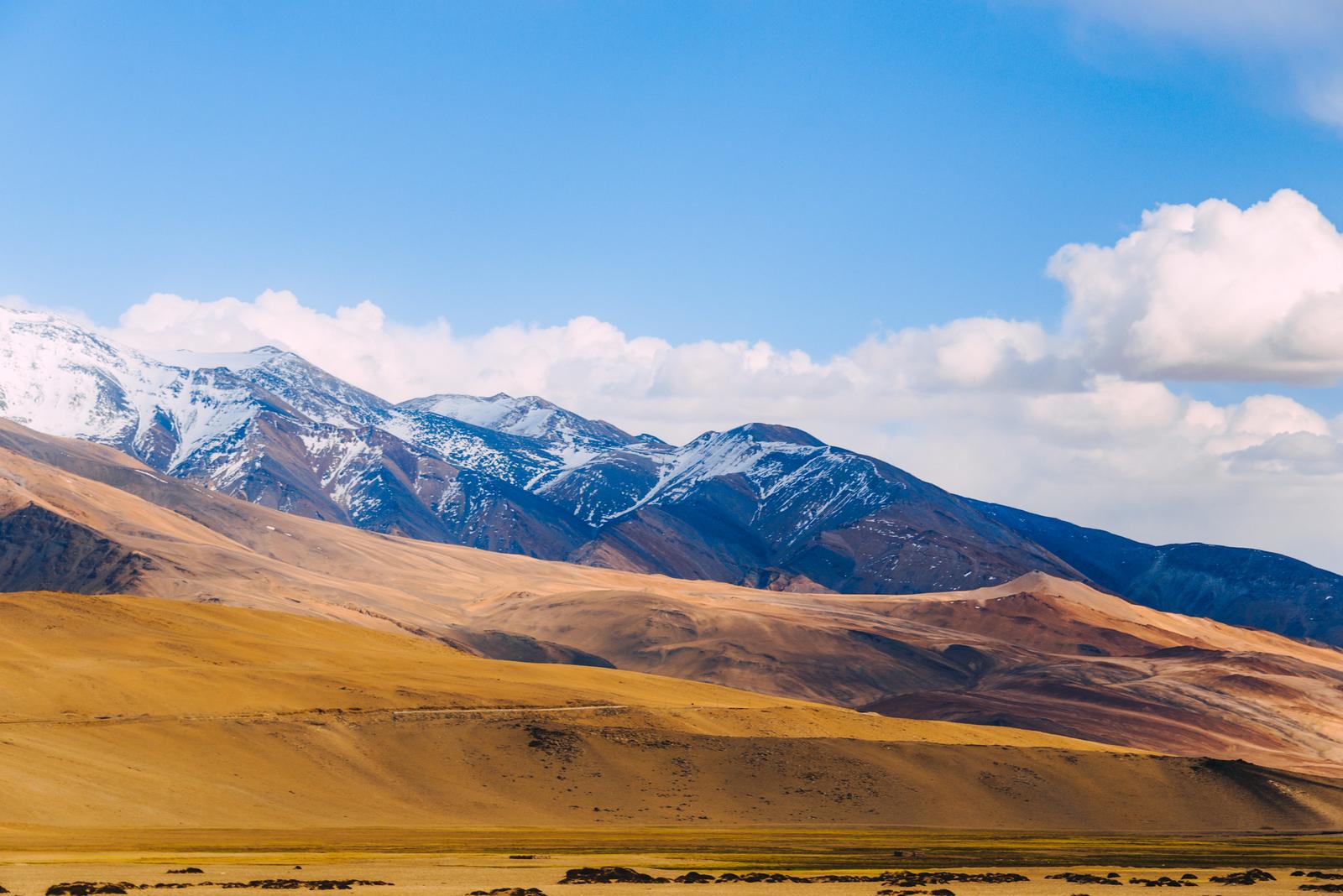 Approaching Tso Moriri