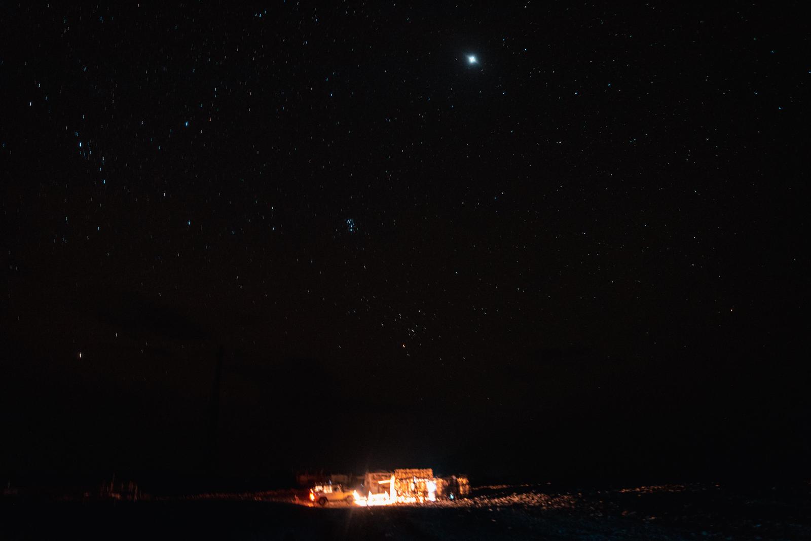 Glow from a Tent