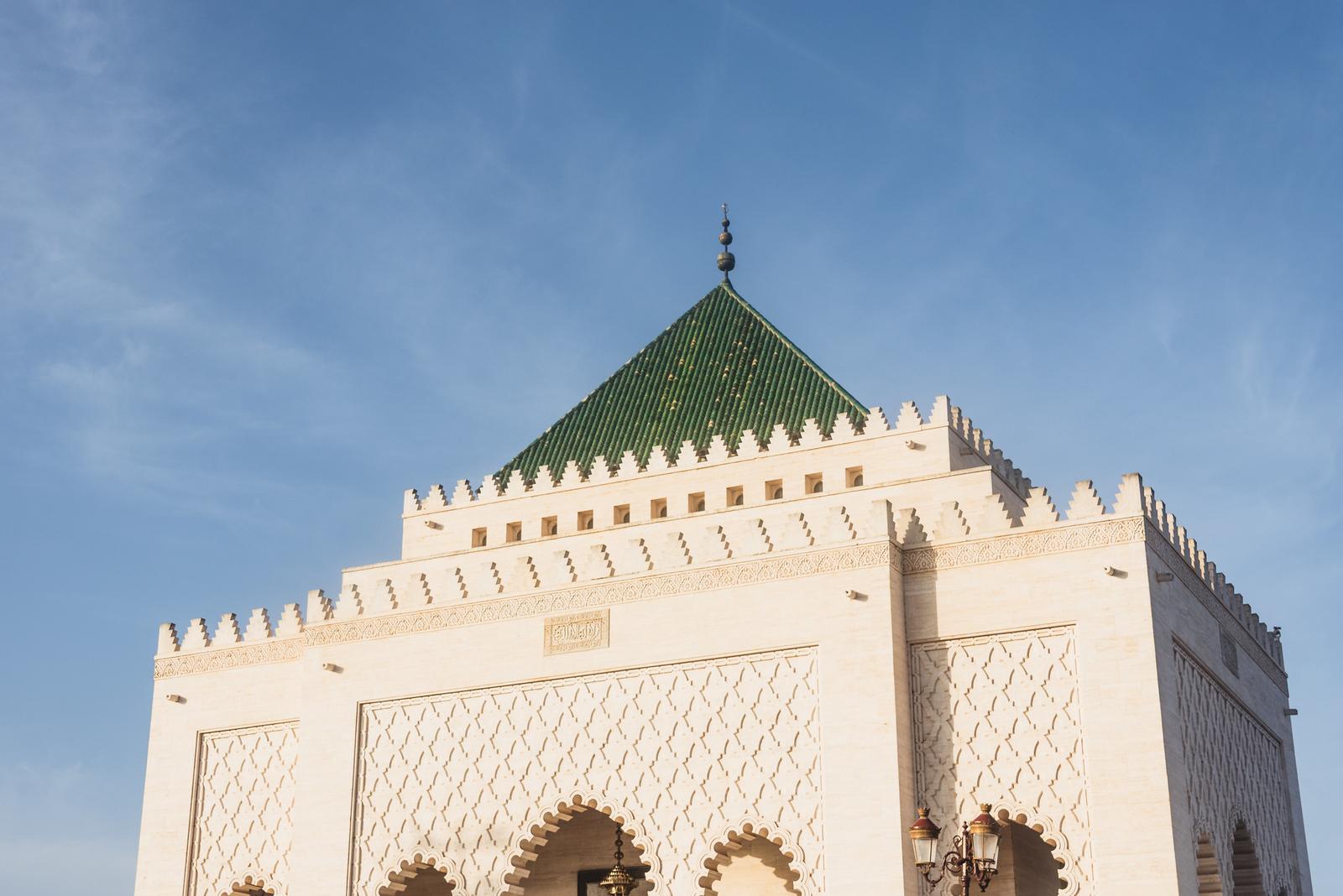Exterior of the Mausoleum of Mohammed V