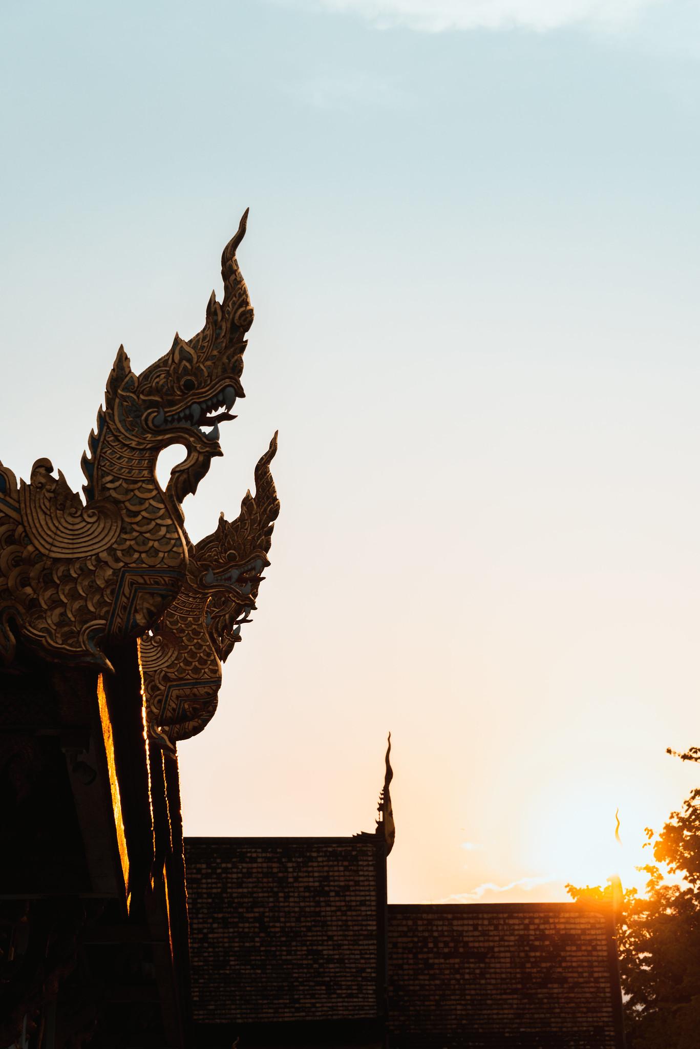 Sunset over the Pagoda Roof