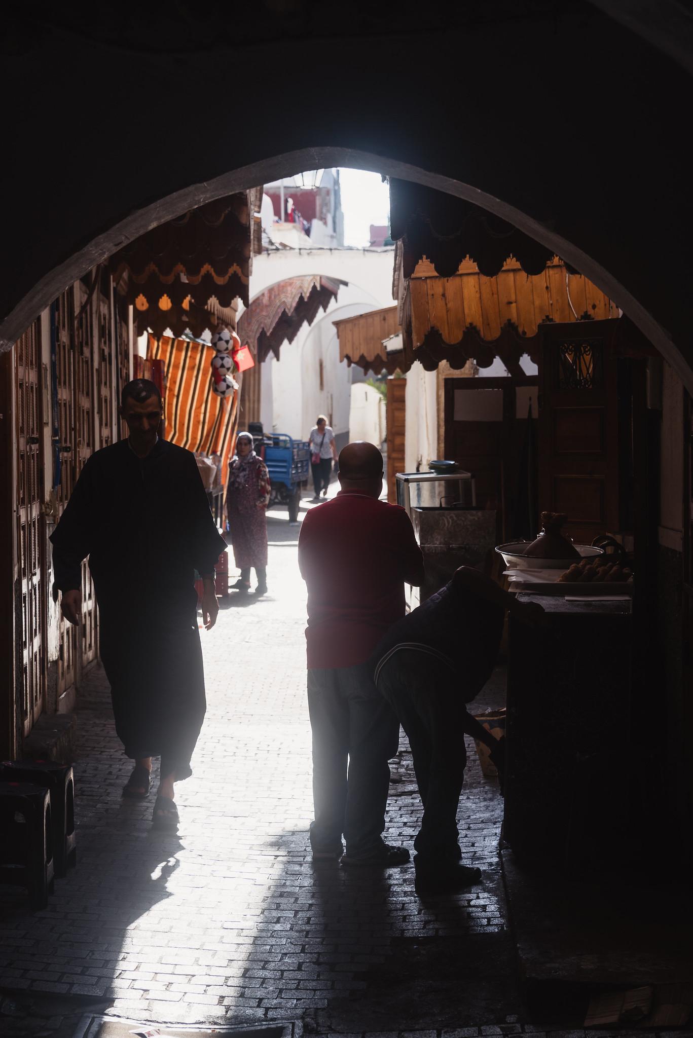 Patches of Sunlight in the Medina