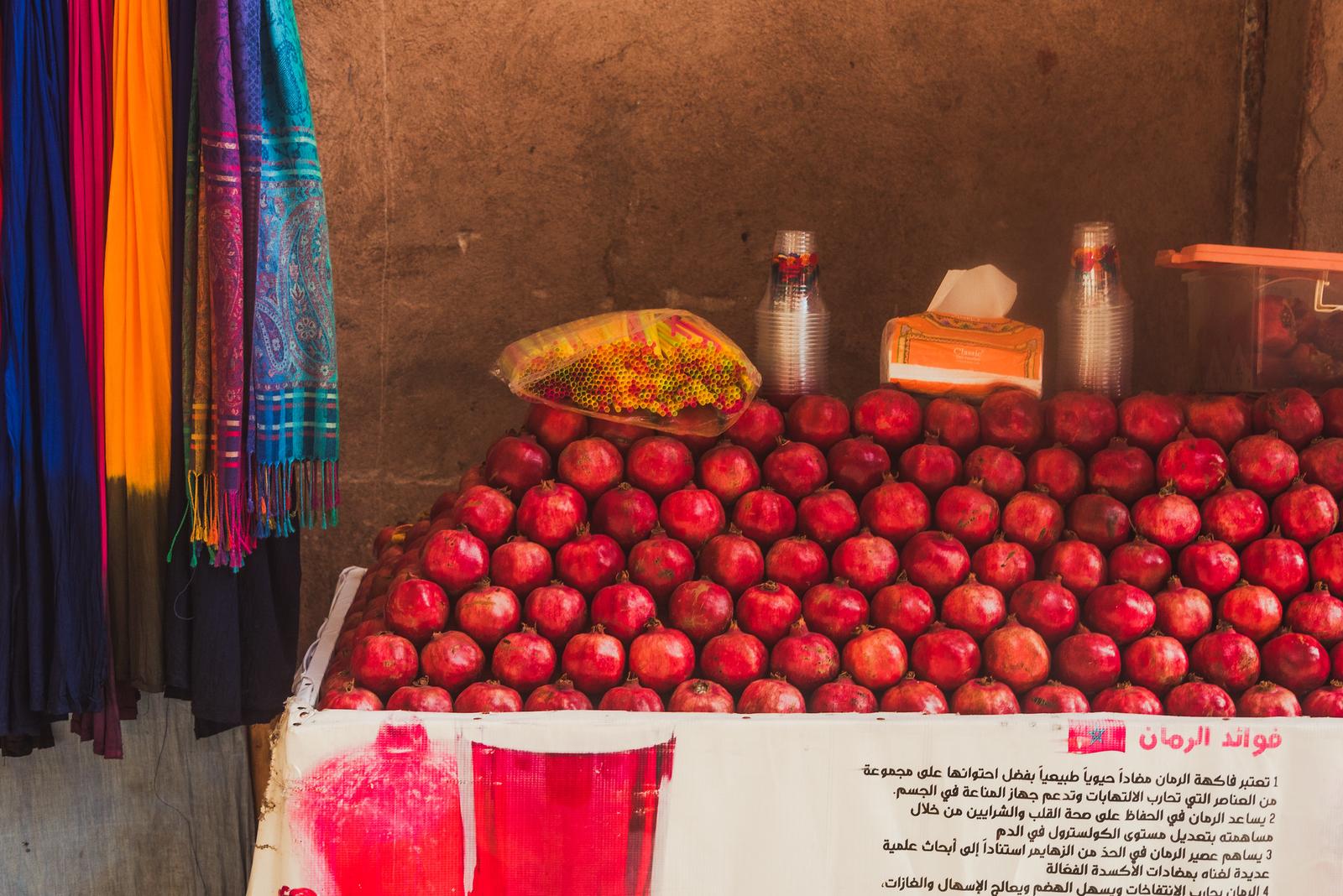 Soaps, Ceramic Coasters, and Pomegranate Juice
