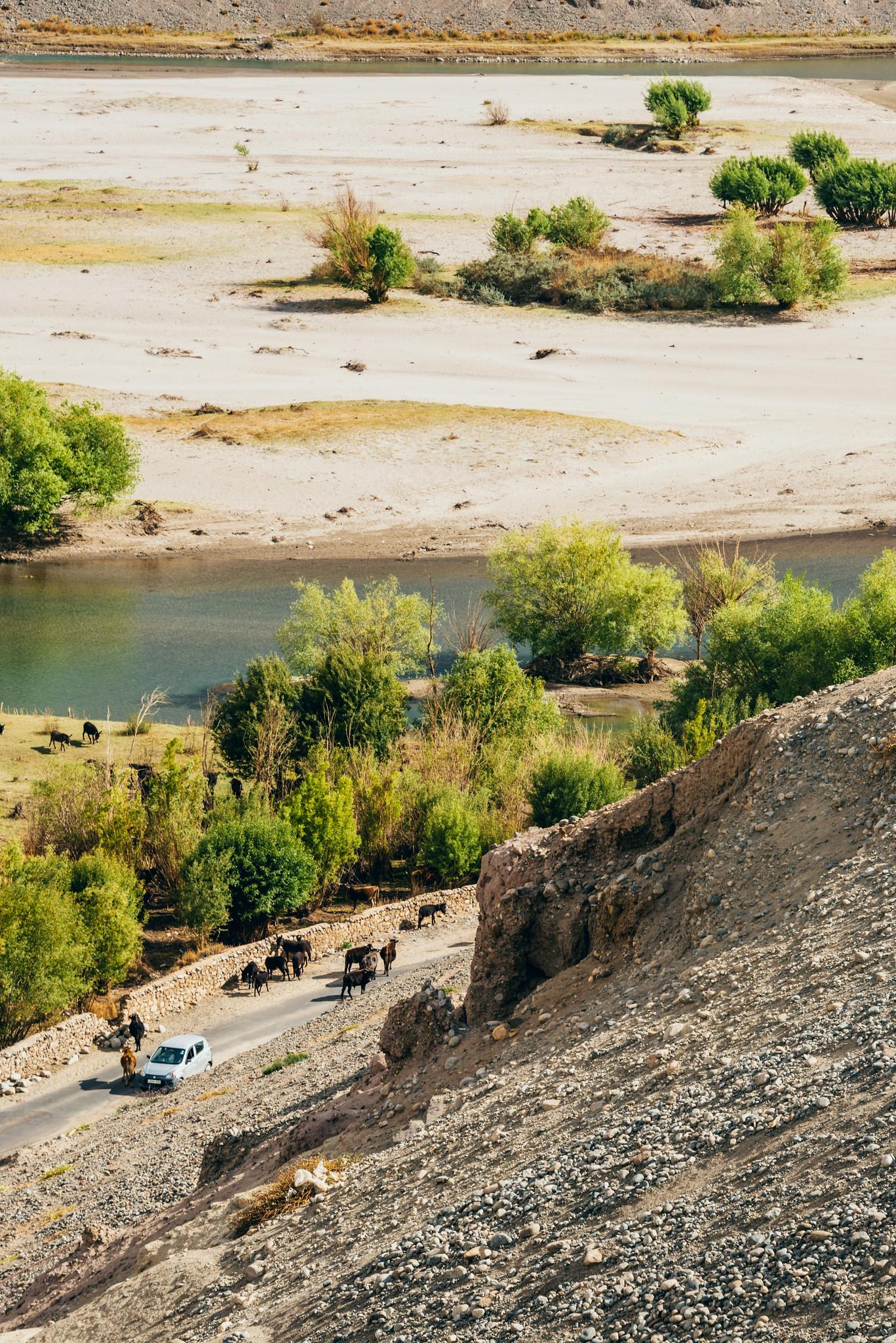 A Beautiful Sight of the Valley by Indus River