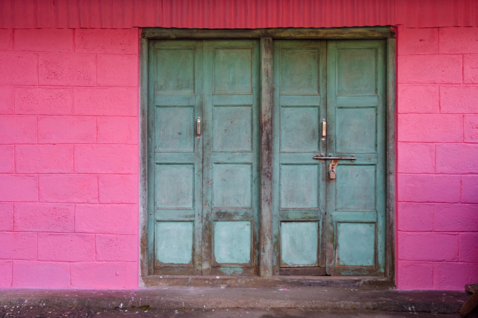 A Wall Painted Pink