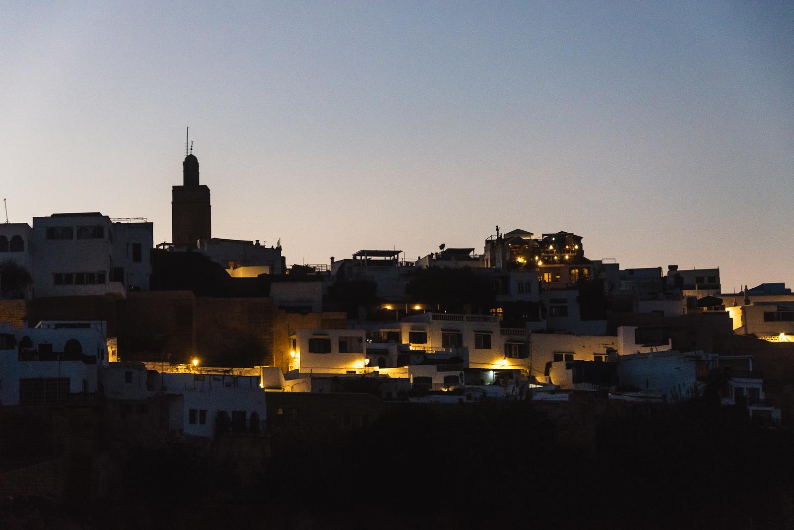 The Kasbah Lit up