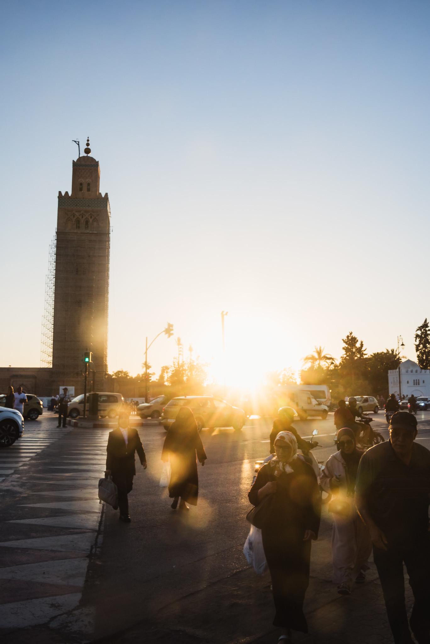 Sunset over the Minaret