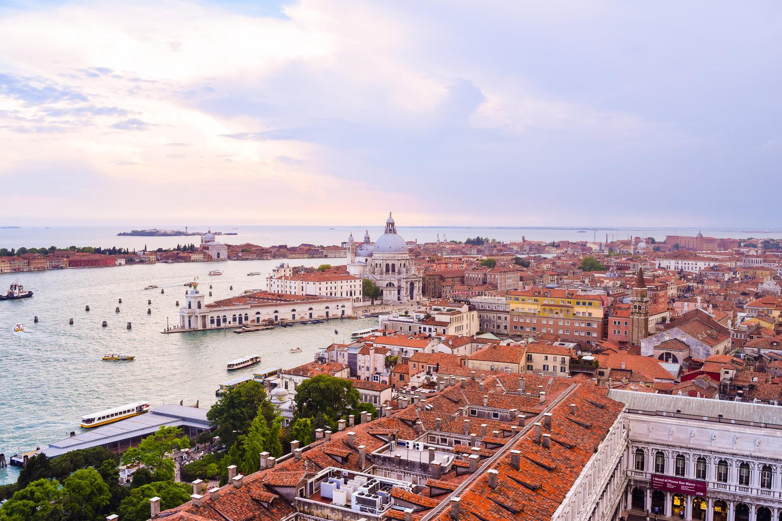 Venice nhìn từ tháp chuông