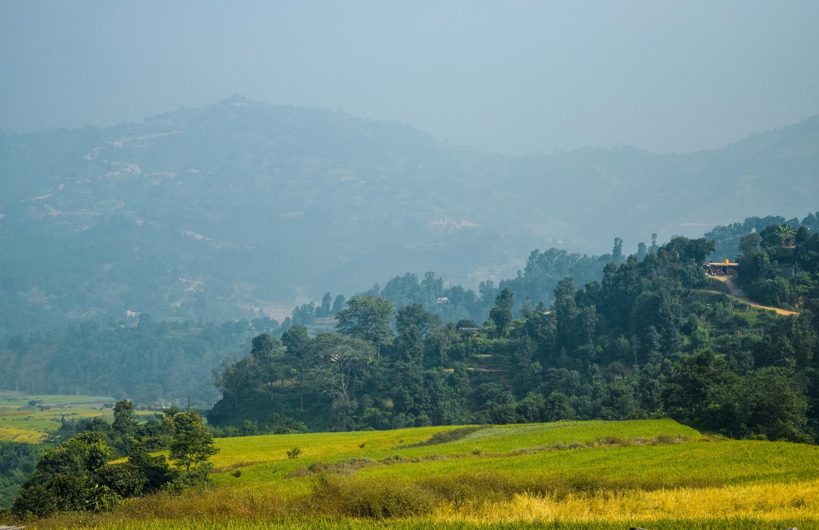 On the Bus to Pokhara