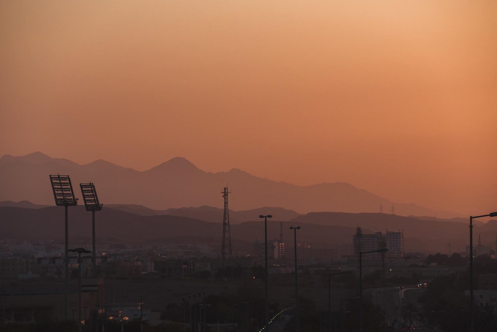 Sunset Photographed from the Mosque