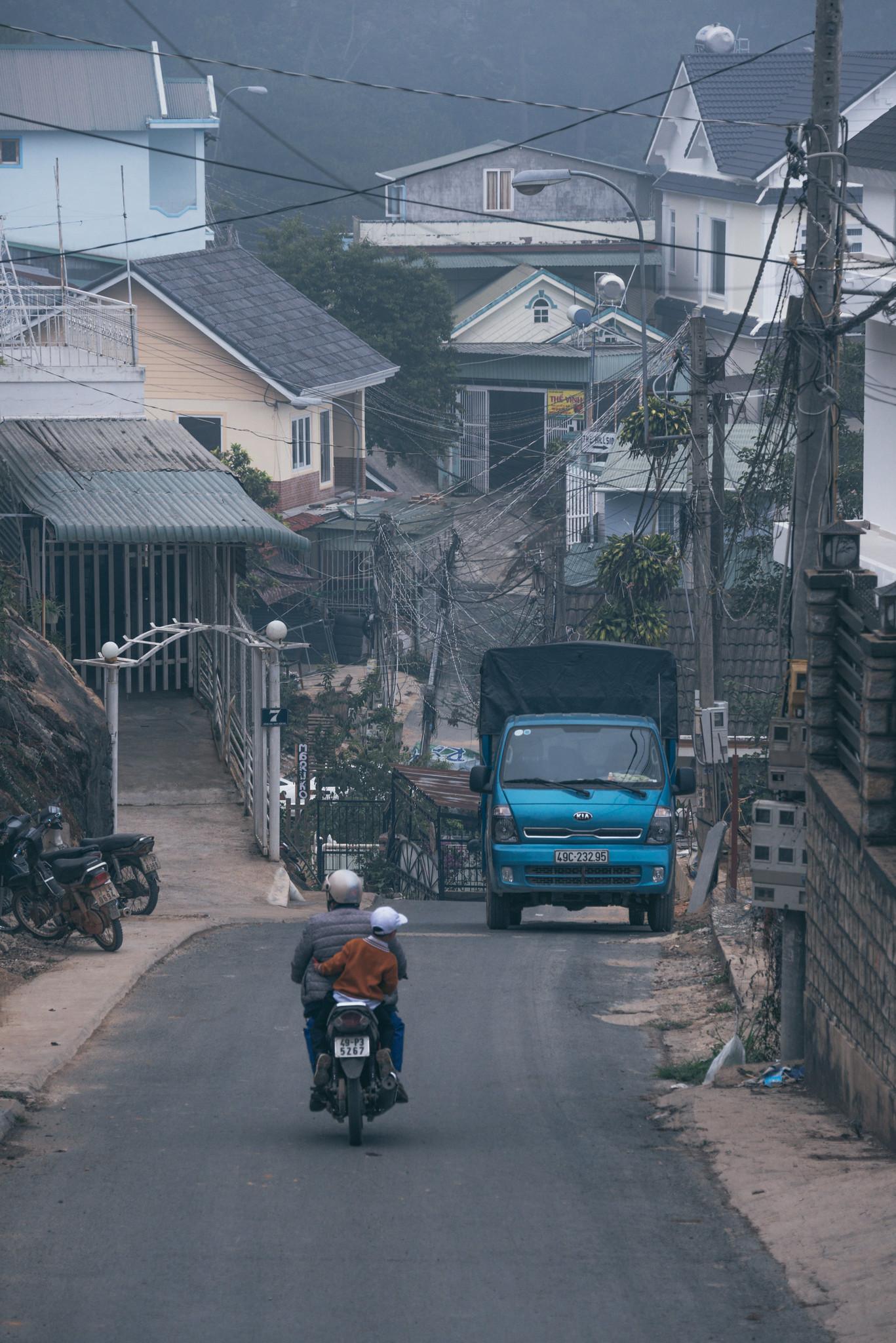 Looking towards the Road's End