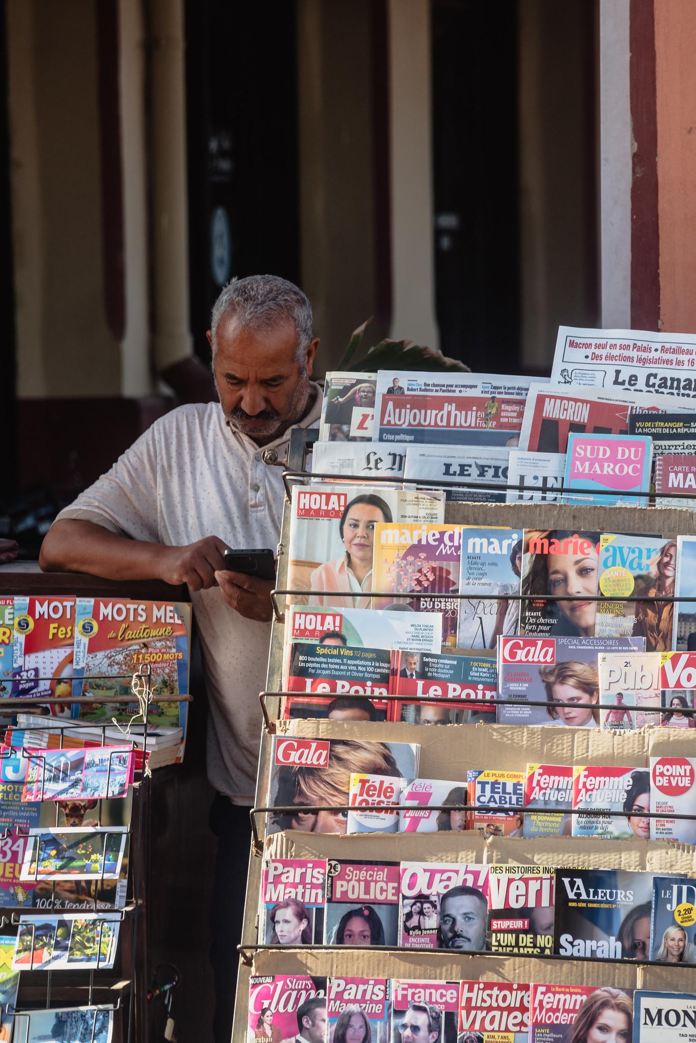 A Newspaper Stand