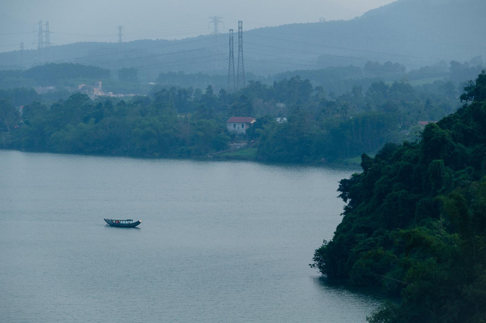 A Quietly Drifting Boat