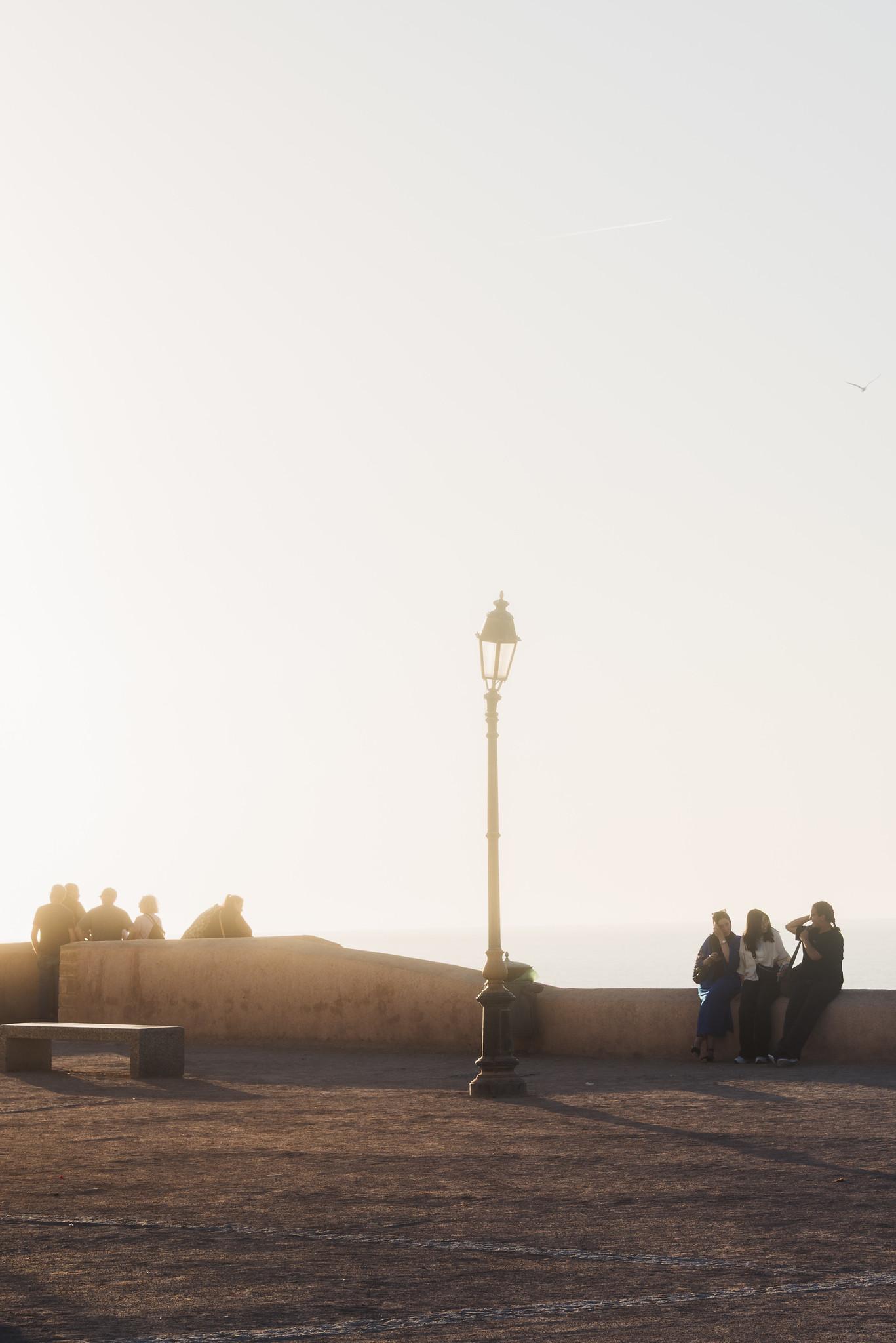 At the Viewpoint Waiting for Sunset