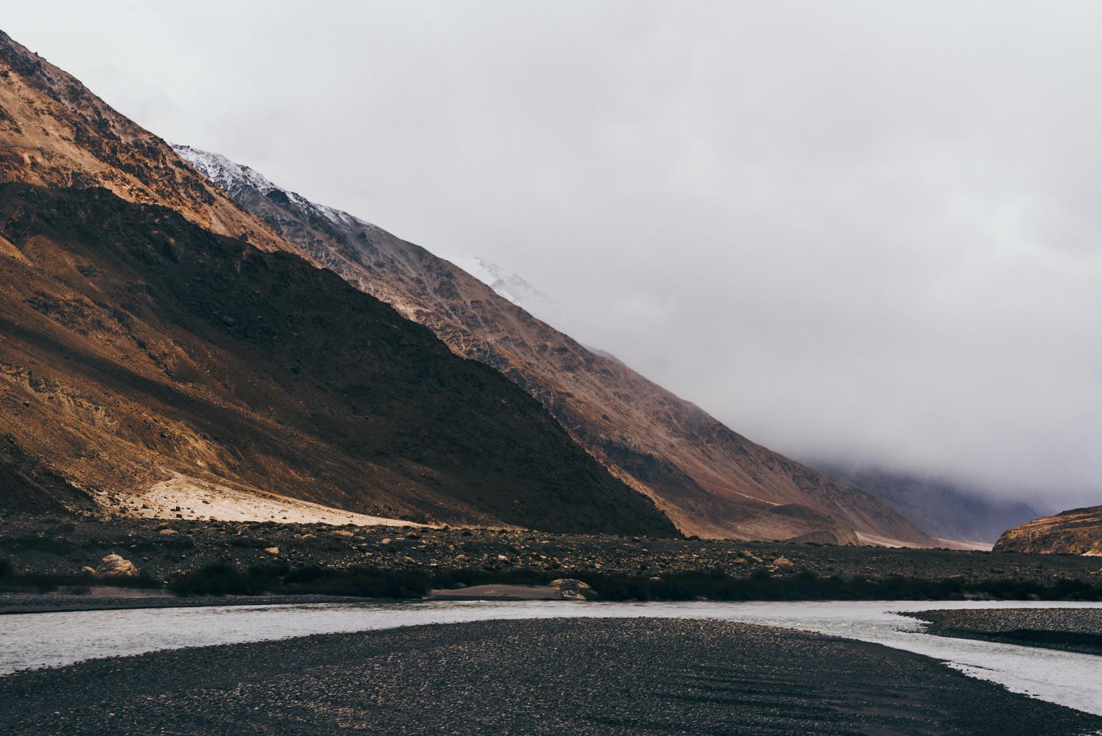 Clouds Hugging Mountains