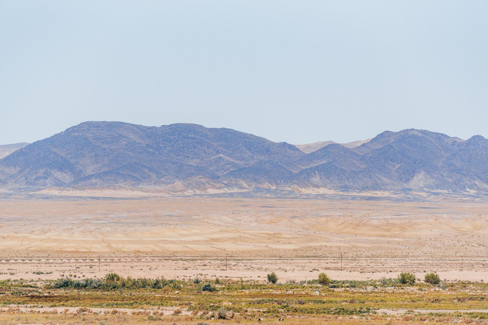 The Ancient Range of Sultan Uvays Dag at a Distance