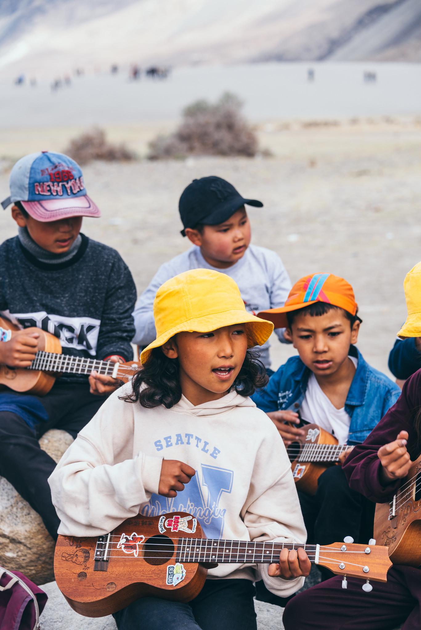 Busking Children