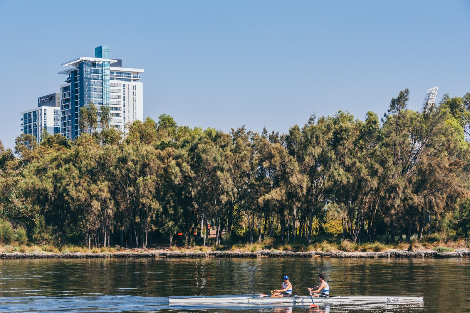 Kayaking on Swan River