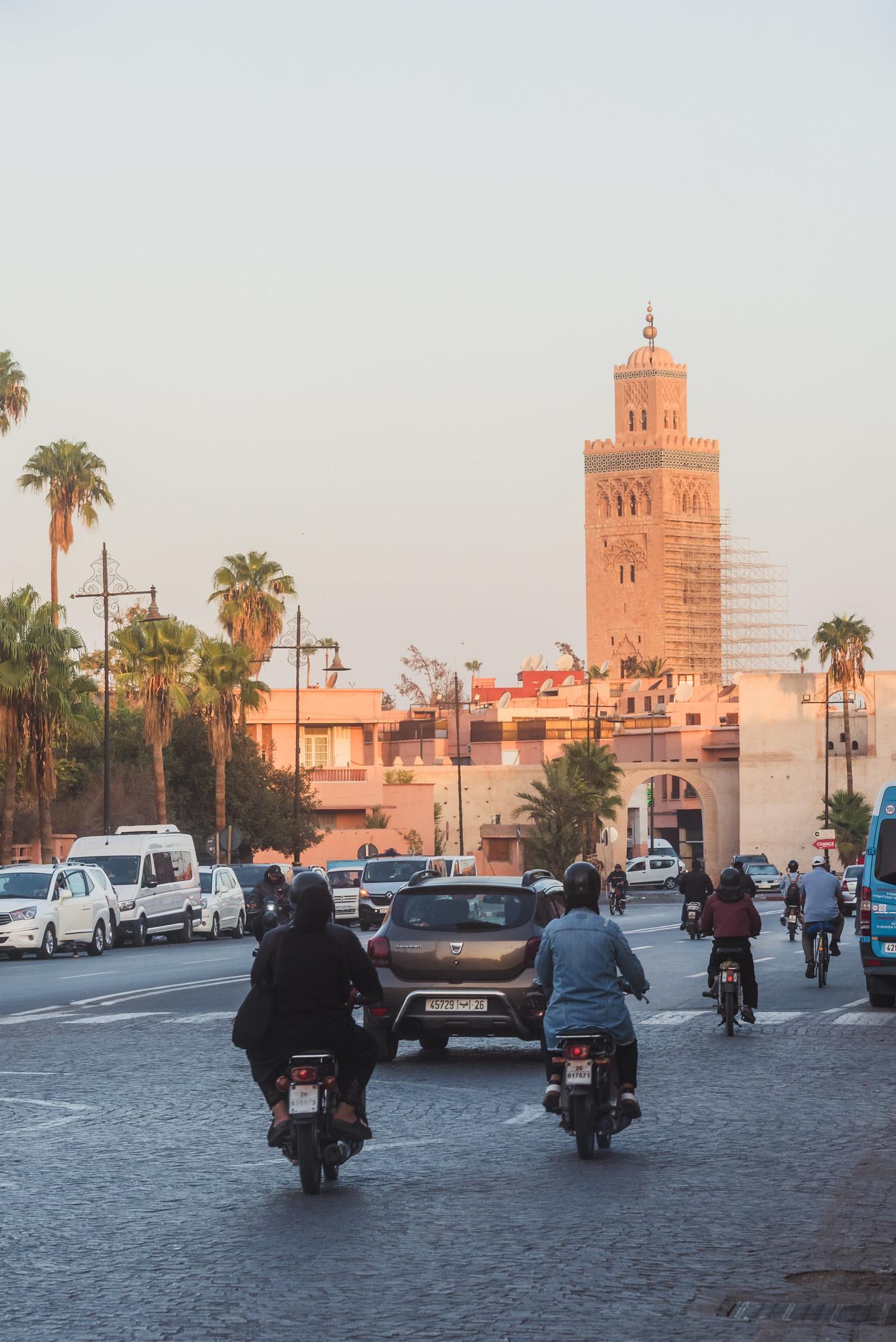 Strolling along Hoummane El Fetouaki Avenue