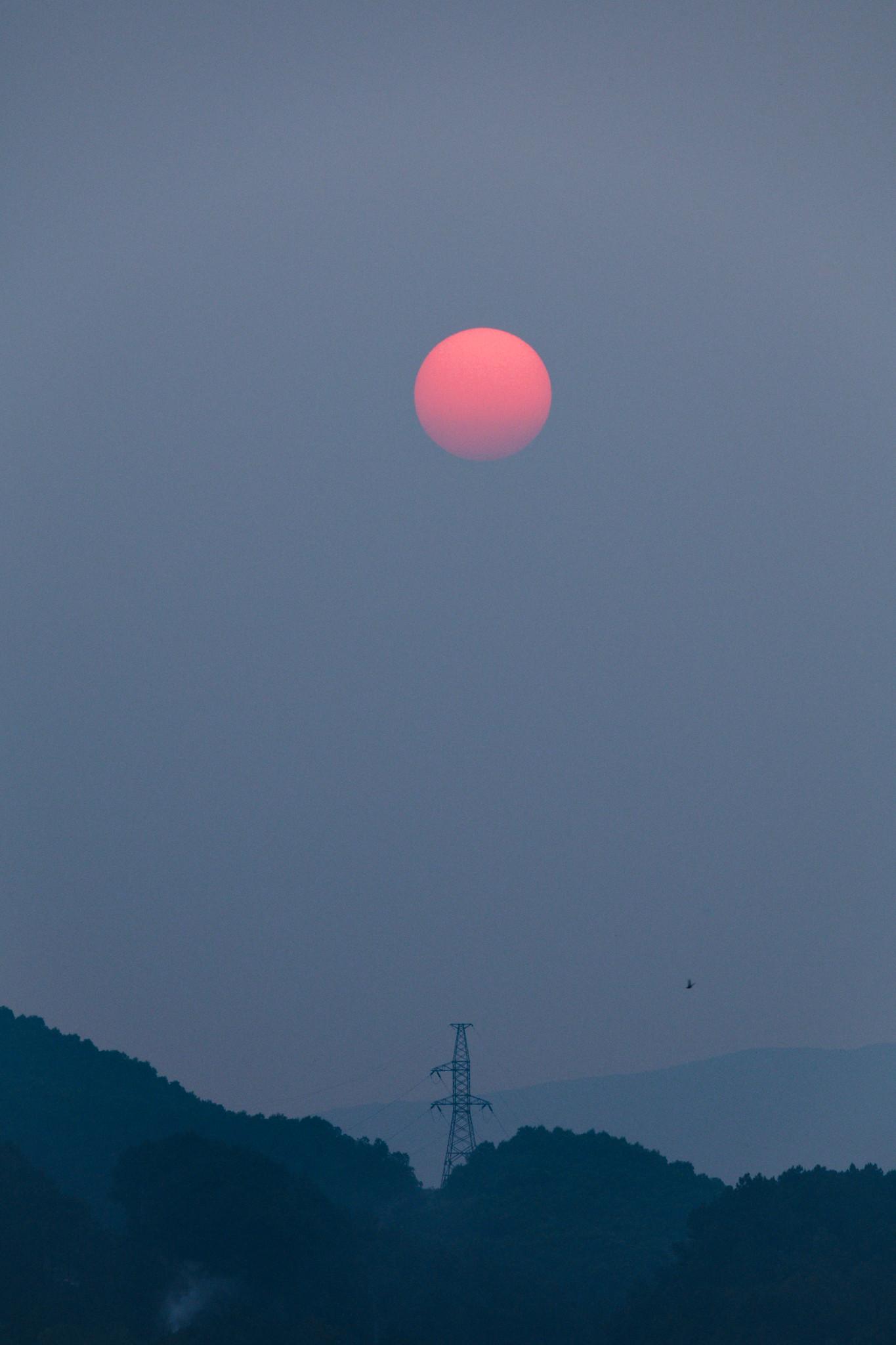 Sunset at Vong Canh Hill