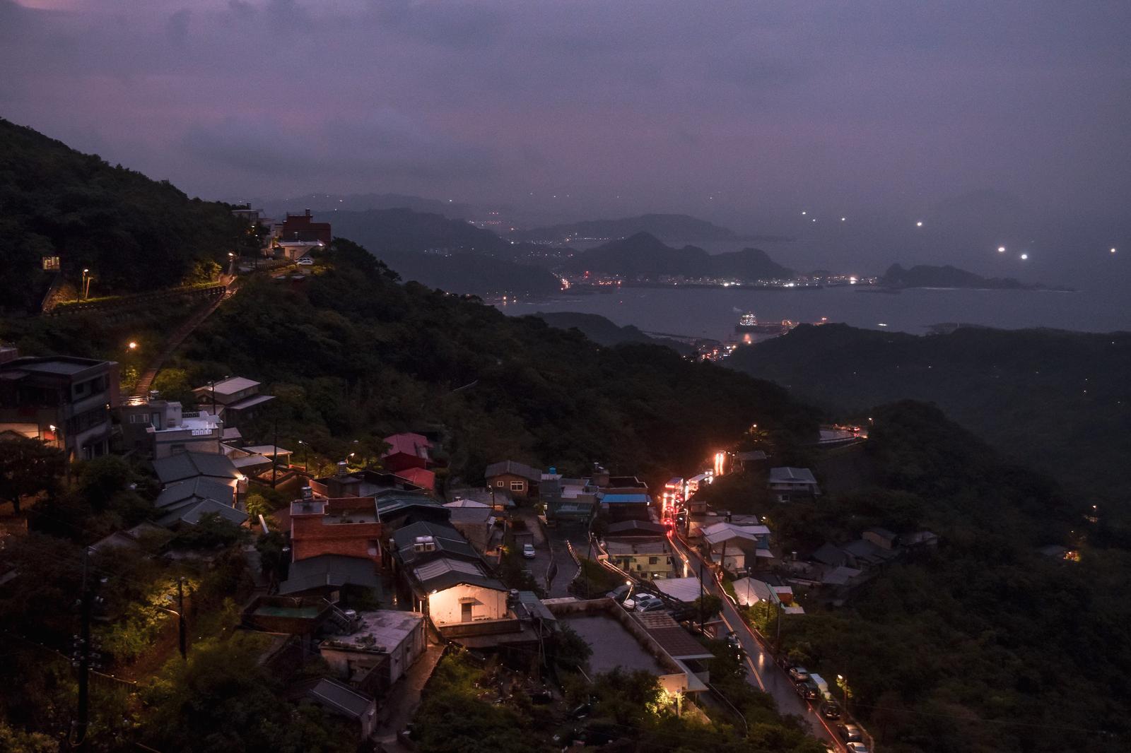 Jiufen Outlook at Sunset