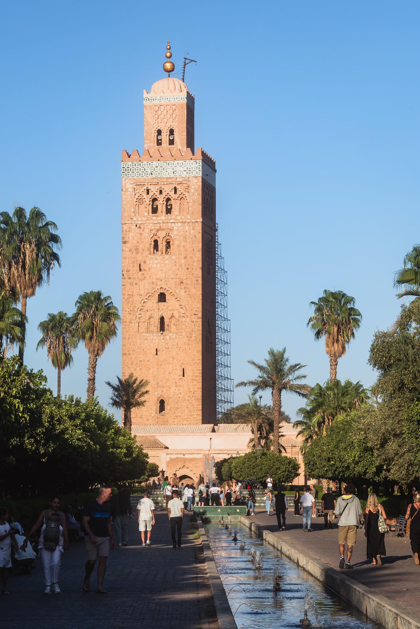 Koutoubia from Lalla Hasna Park