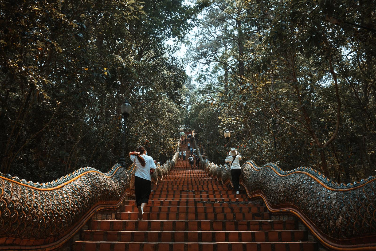 Staircase Leading to the Pagoda