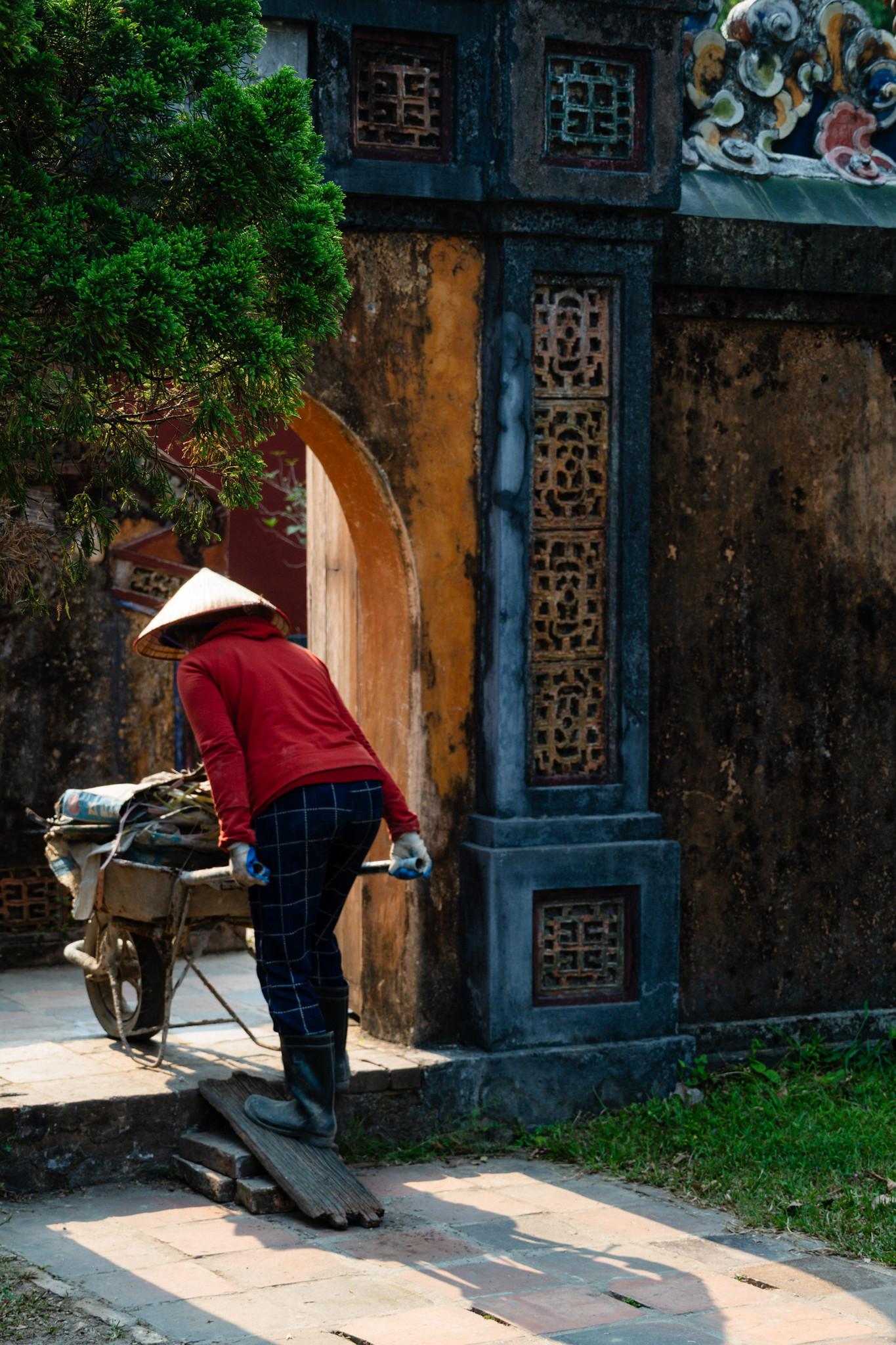 A Corner behind Luong Khiem Palace