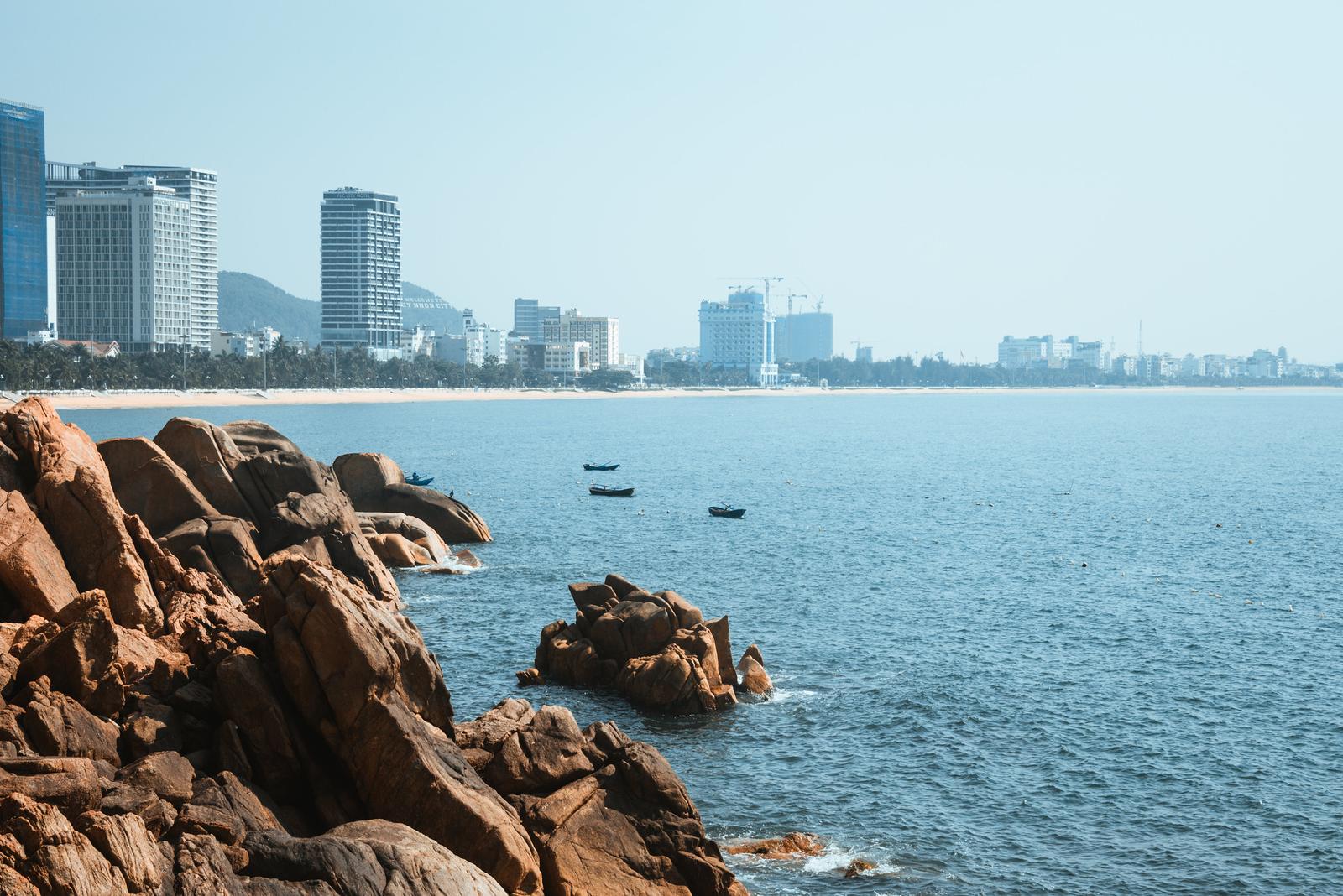 Quy Nhon Viewed from Hoang Hau Beach