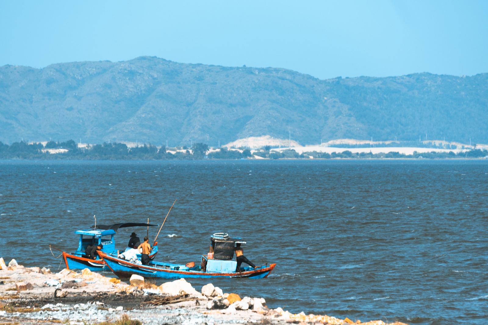 Crossing Ha Thanh River