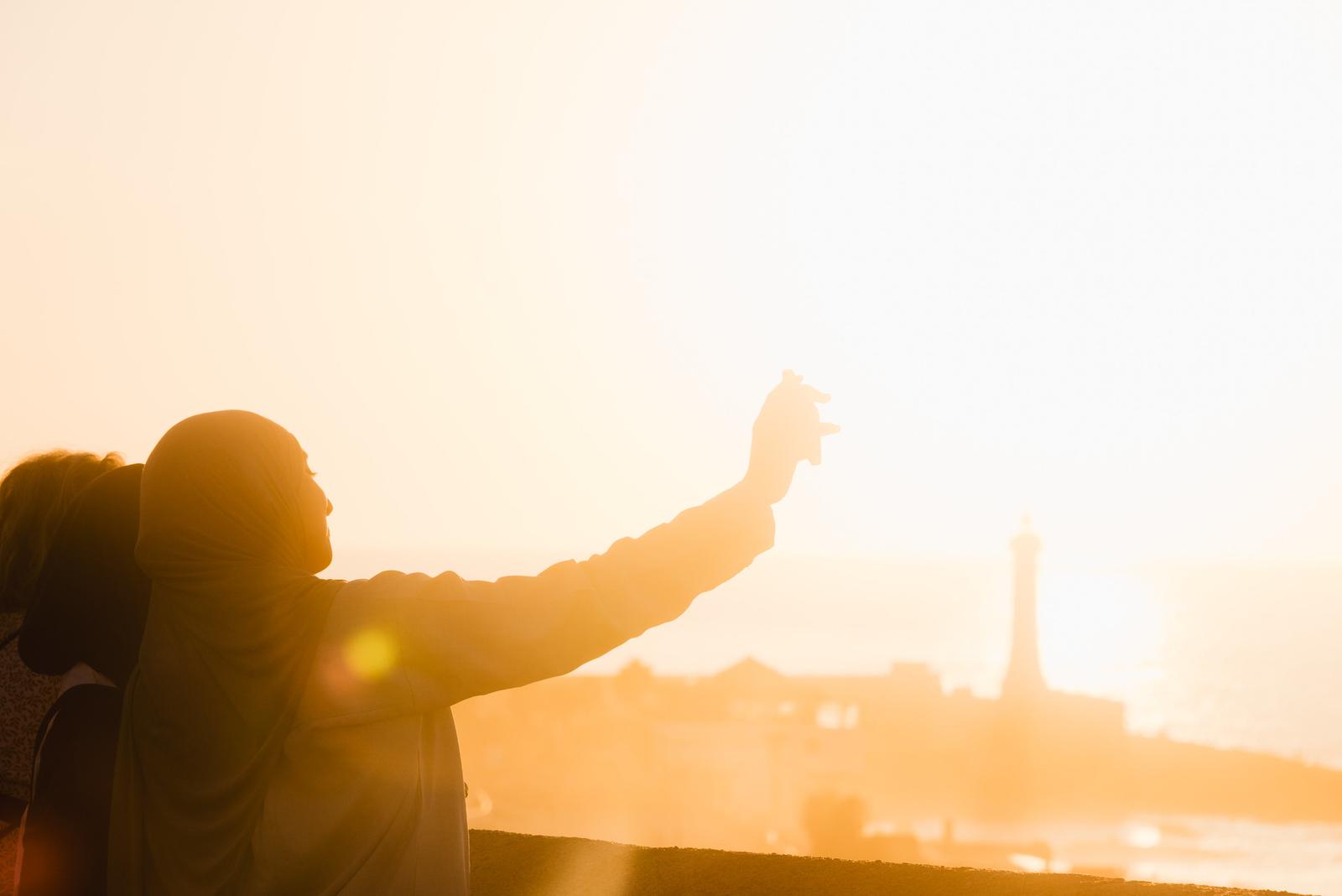 Selfie in the Sunlight
