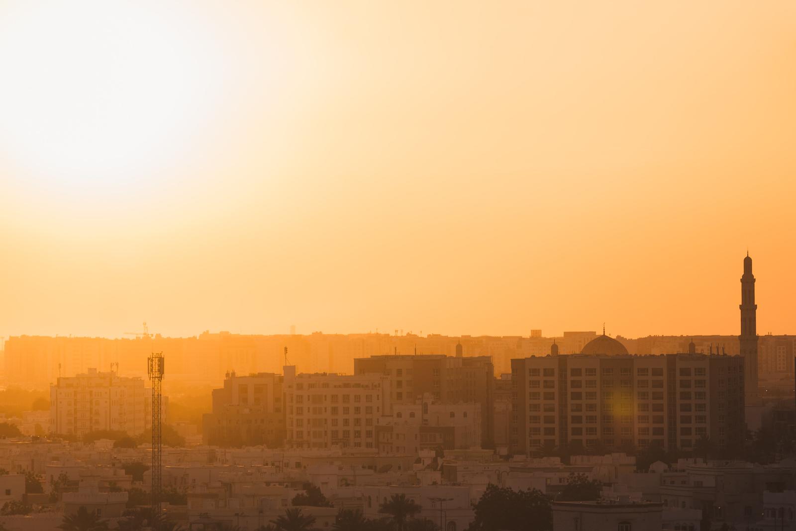 Sunset Photographed from the Mosque