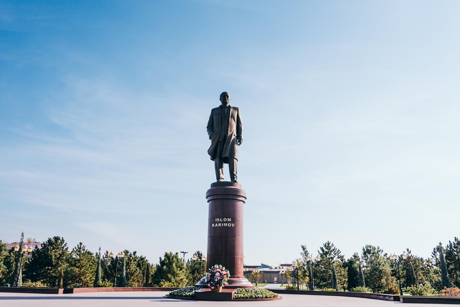 Islom Karimov Memorial Statue