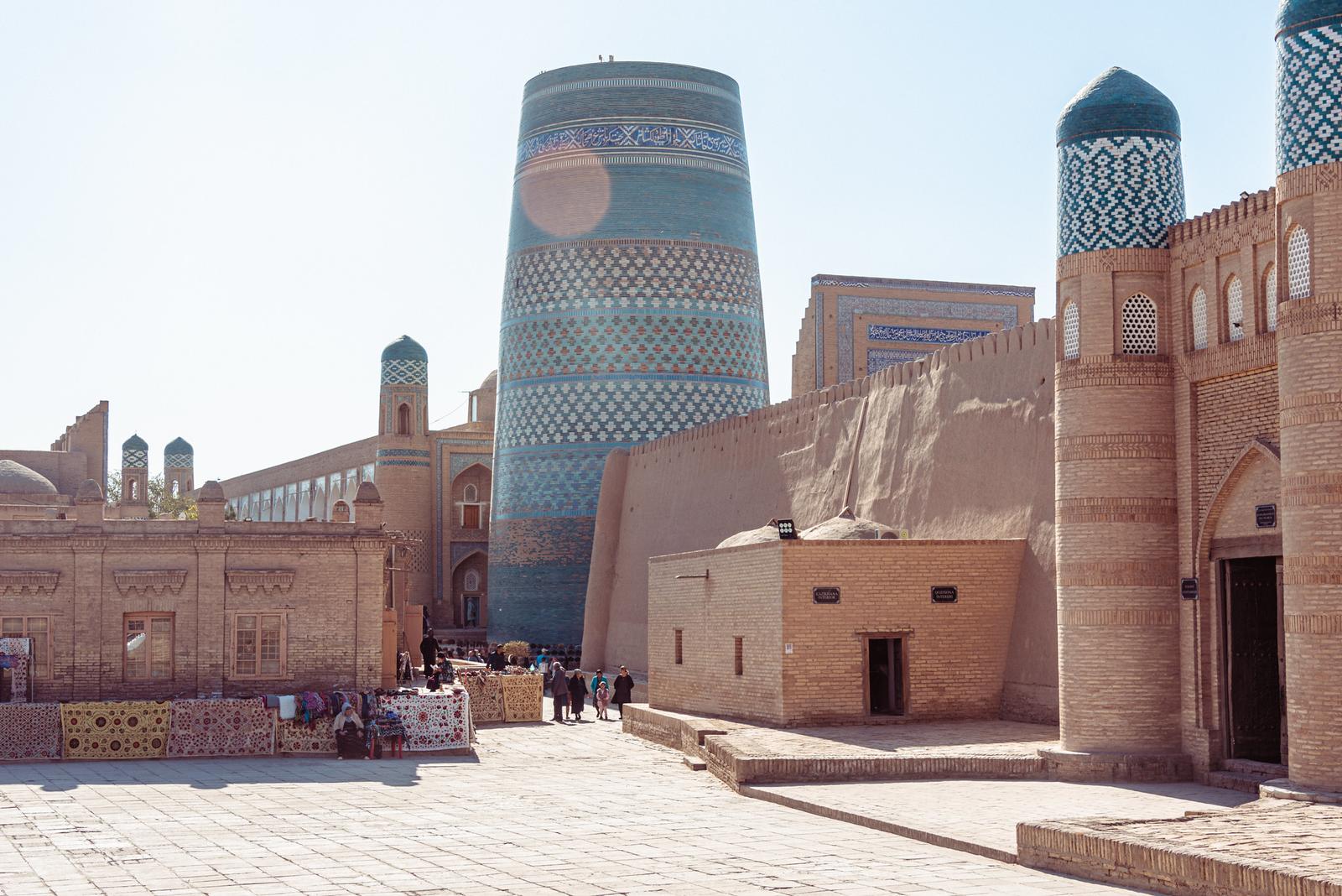 First Sight of Khiva: West Gate (Ota Darvoza)